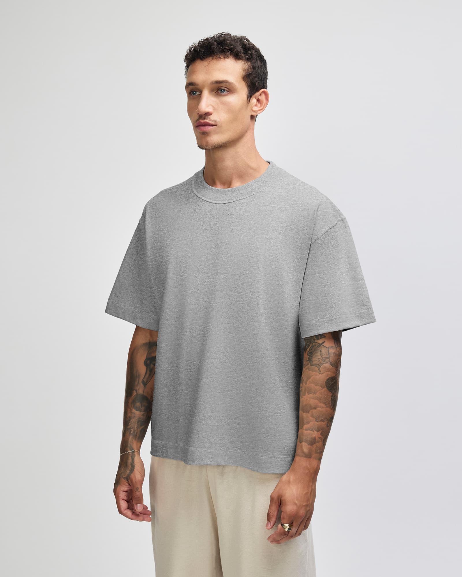 American Apparel Heavyweight Cotton Unisex Boxy T-Shirt GI-13ML0