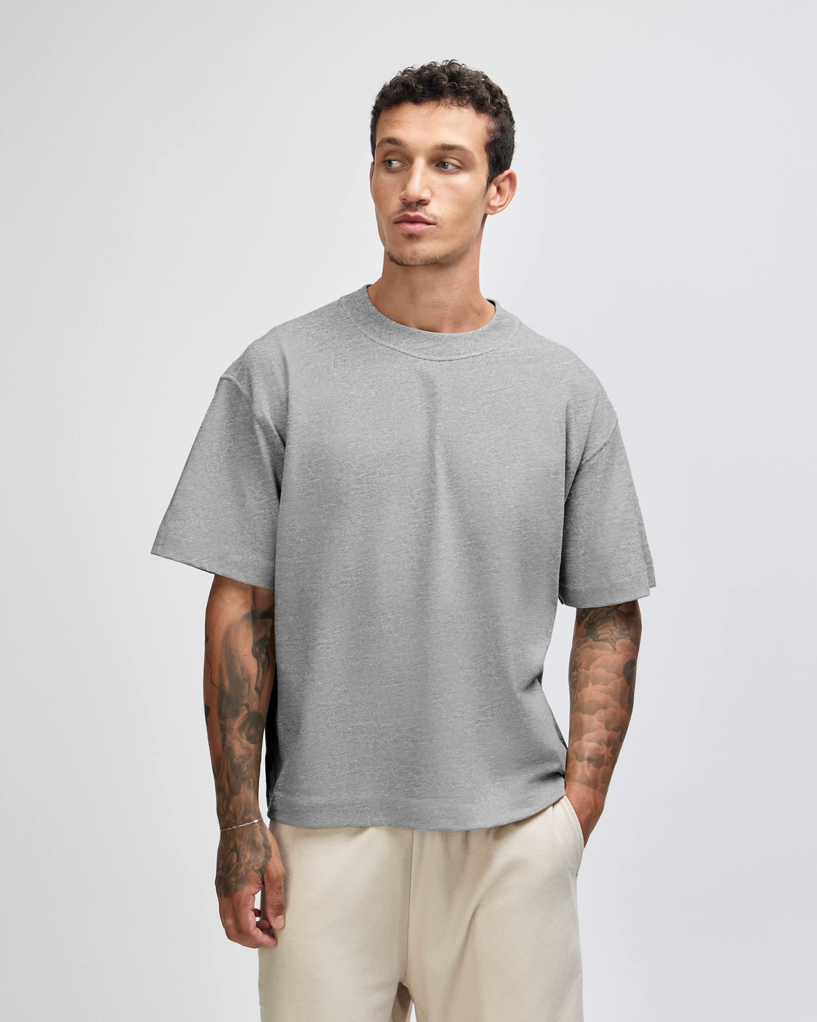 American Apparel Heavyweight Cotton Unisex Boxy T-Shirt GI-13ML0