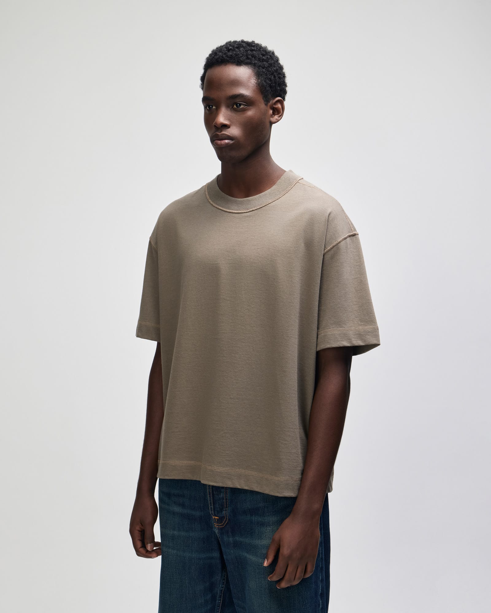 American Apparel Heavyweight Cotton Unisex Boxy T-Shirt GI-13ML0