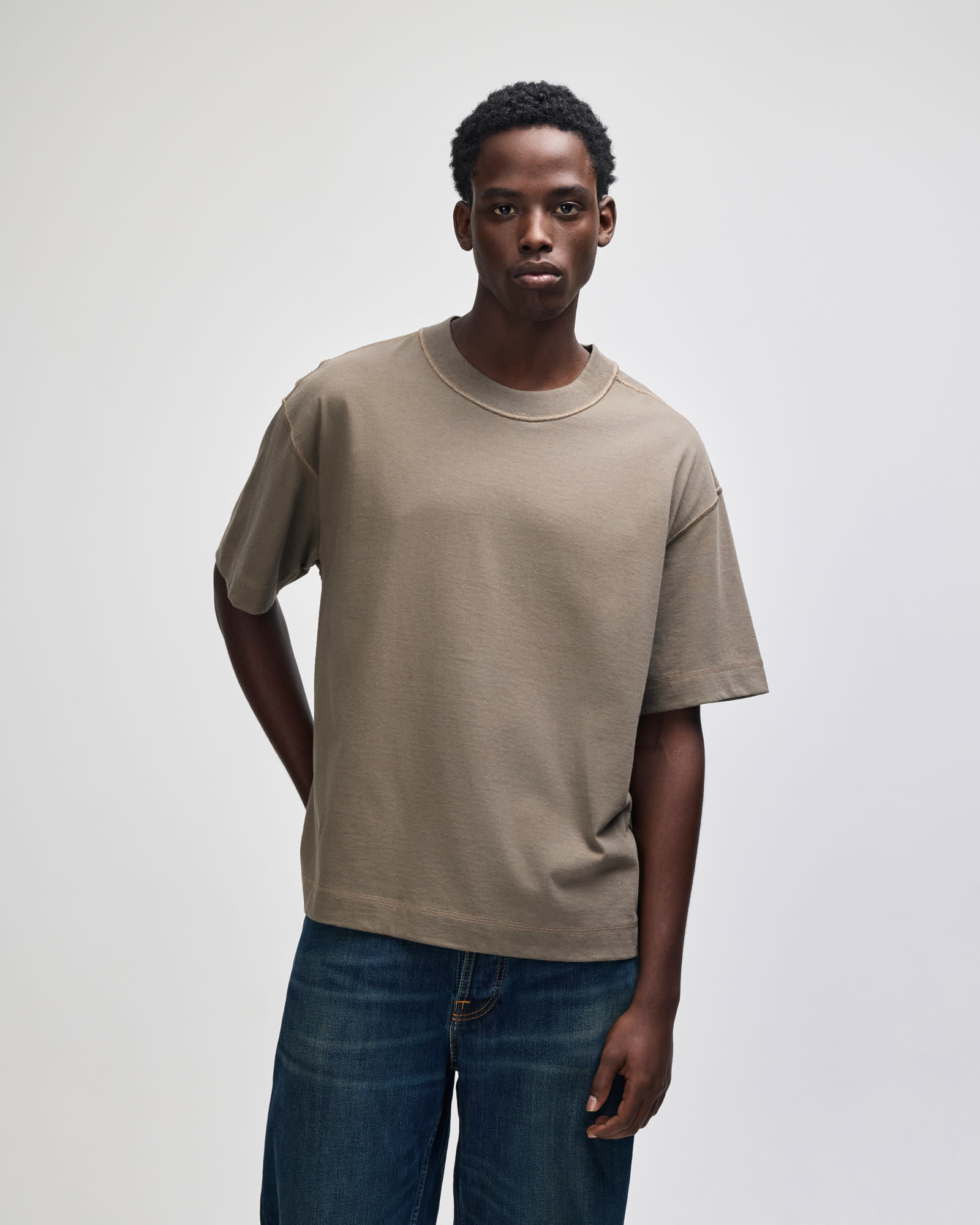 American Apparel Heavyweight Cotton Unisex Boxy T-Shirt GI-13ML0