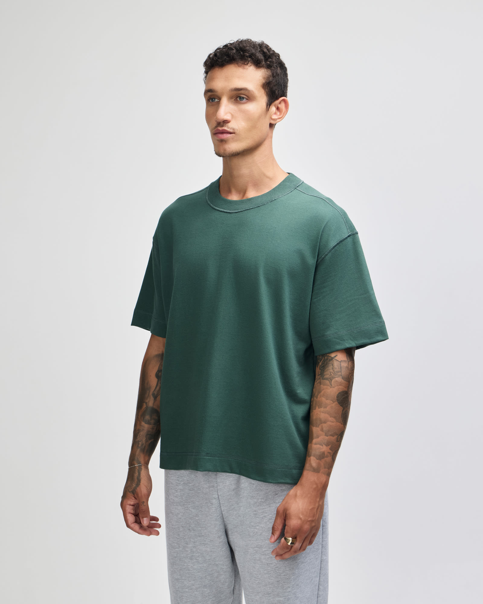 American Apparel Heavyweight Cotton Unisex Boxy T-Shirt GI-13ML0