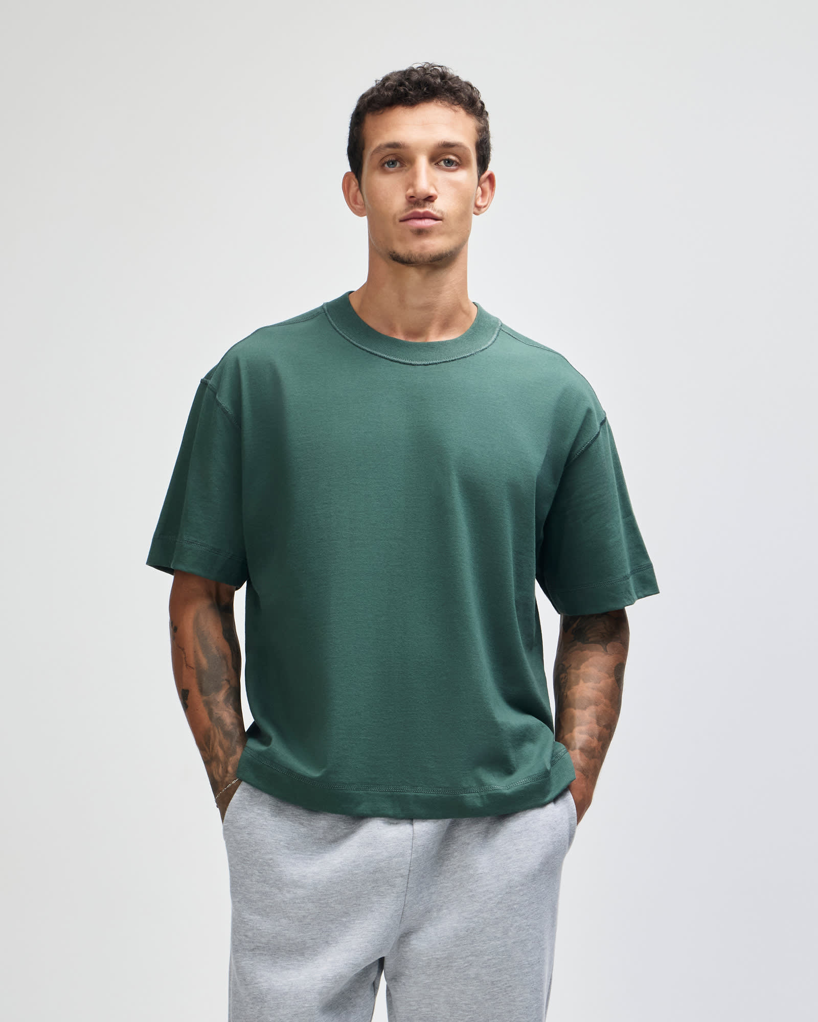 American Apparel Heavyweight Cotton Unisex Boxy T-Shirt GI-13ML0