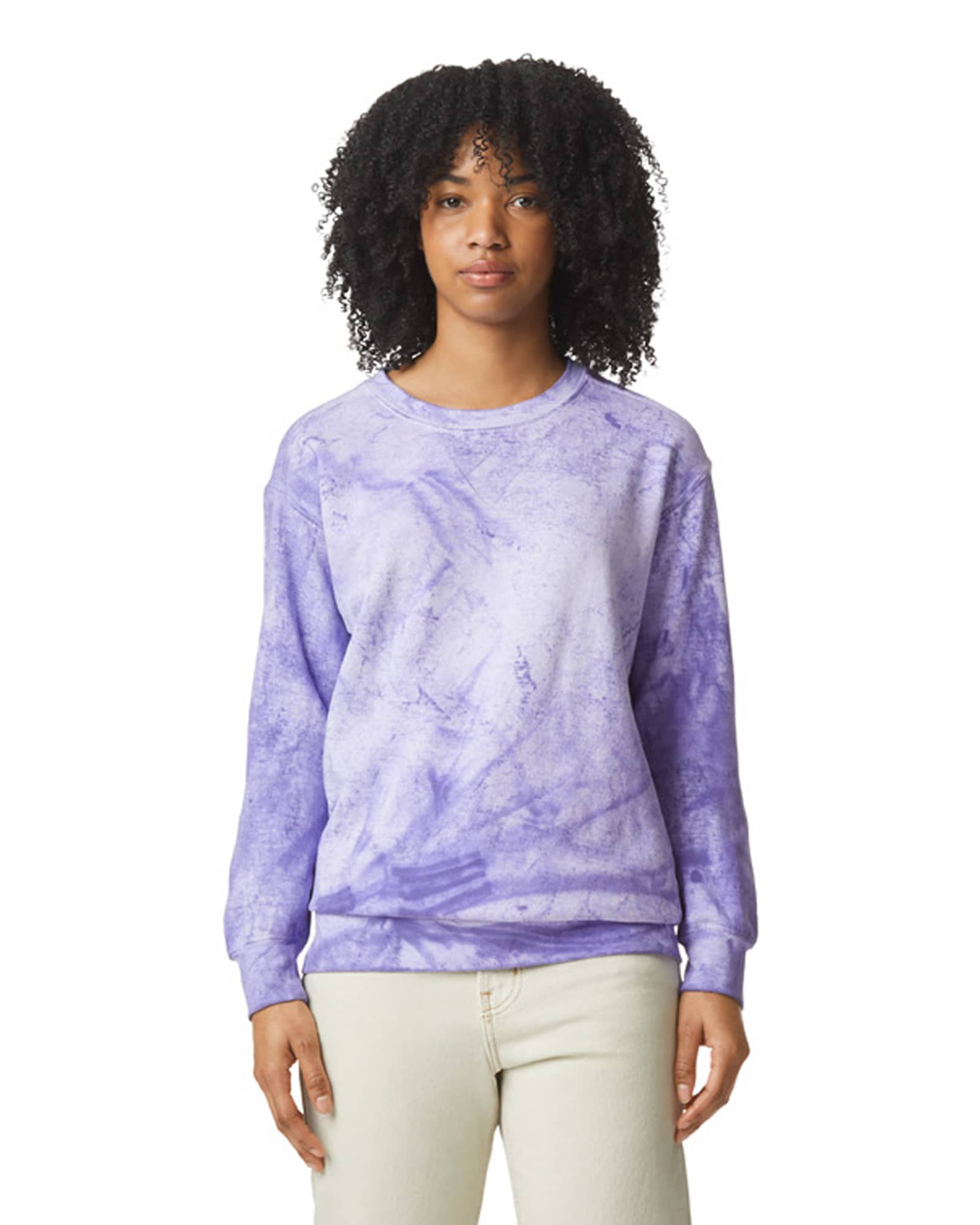 Adult Color Blast Crewneck Sweatshirt