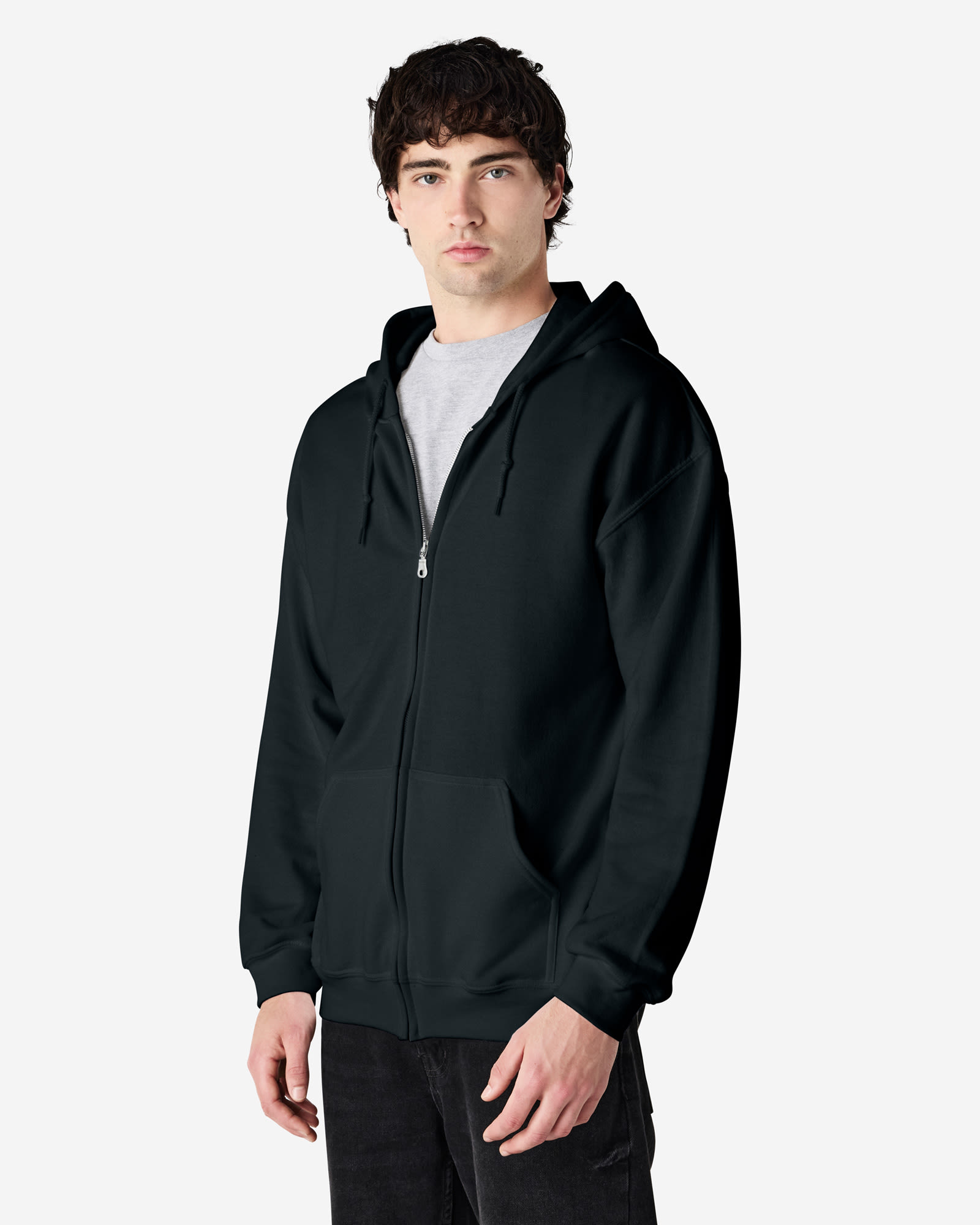 Gildan Heavy Blend Adult Full Zip Hooded Sweatshirt - 18600 Image
