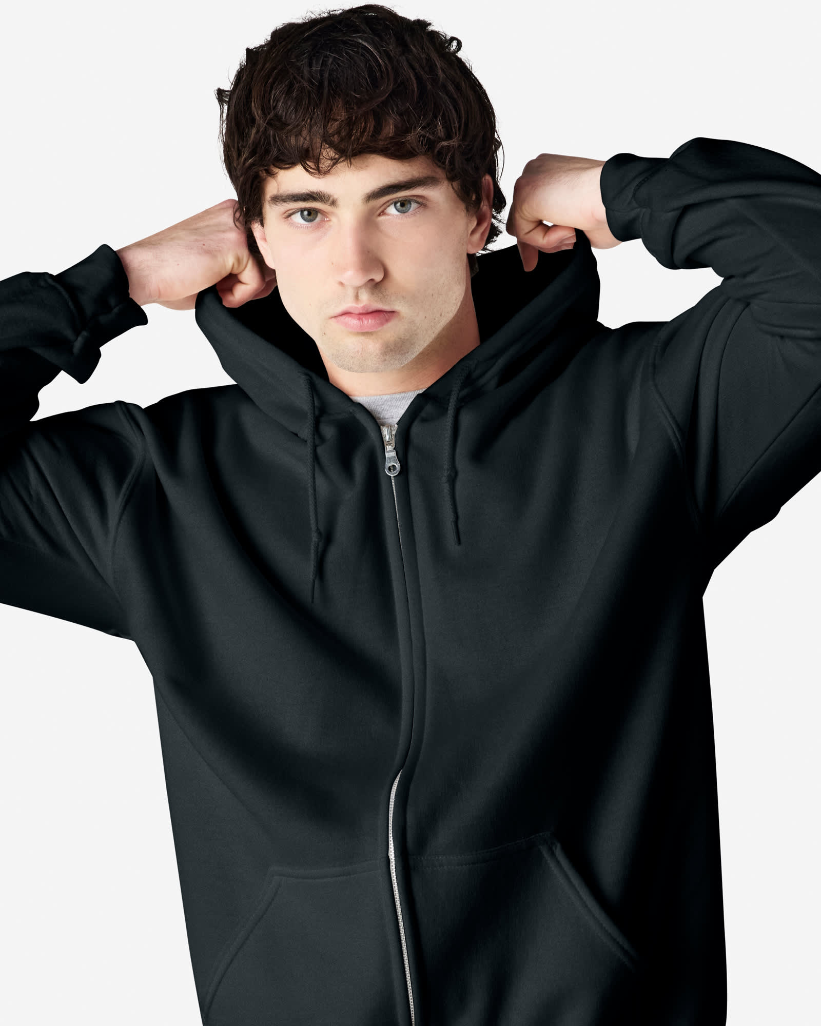 Gildan Heavy Blend Adult Full Zip Hooded Sweatshirt - 18600 Image
