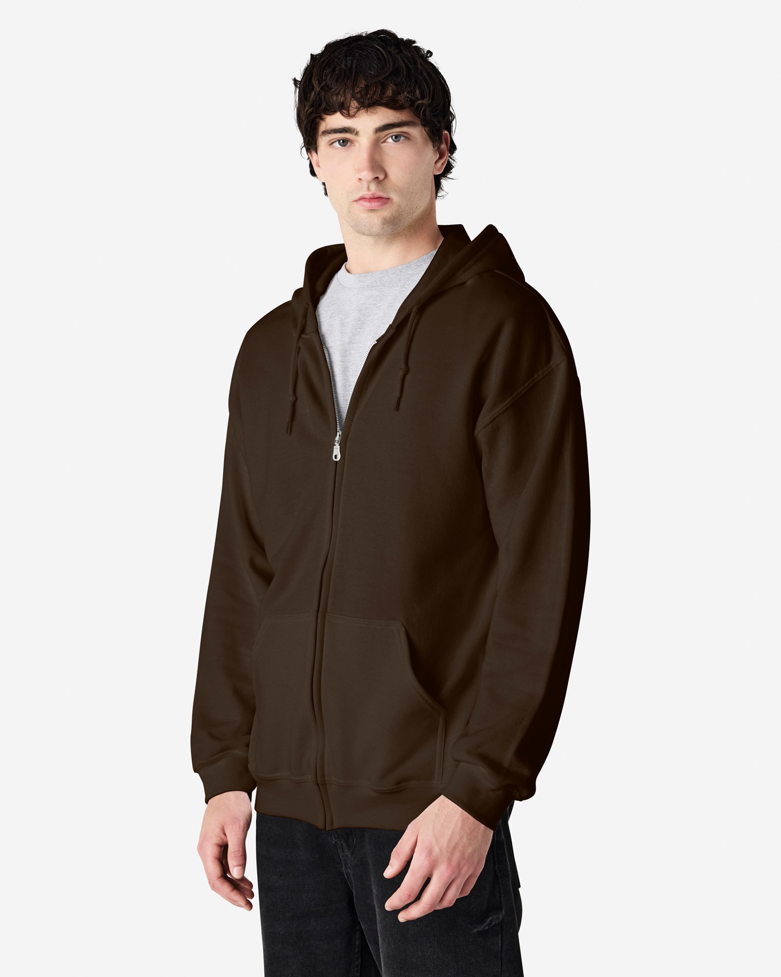 Gildan Heavy Blend Adult Full Zip Hooded Sweatshirt - 18600 Image