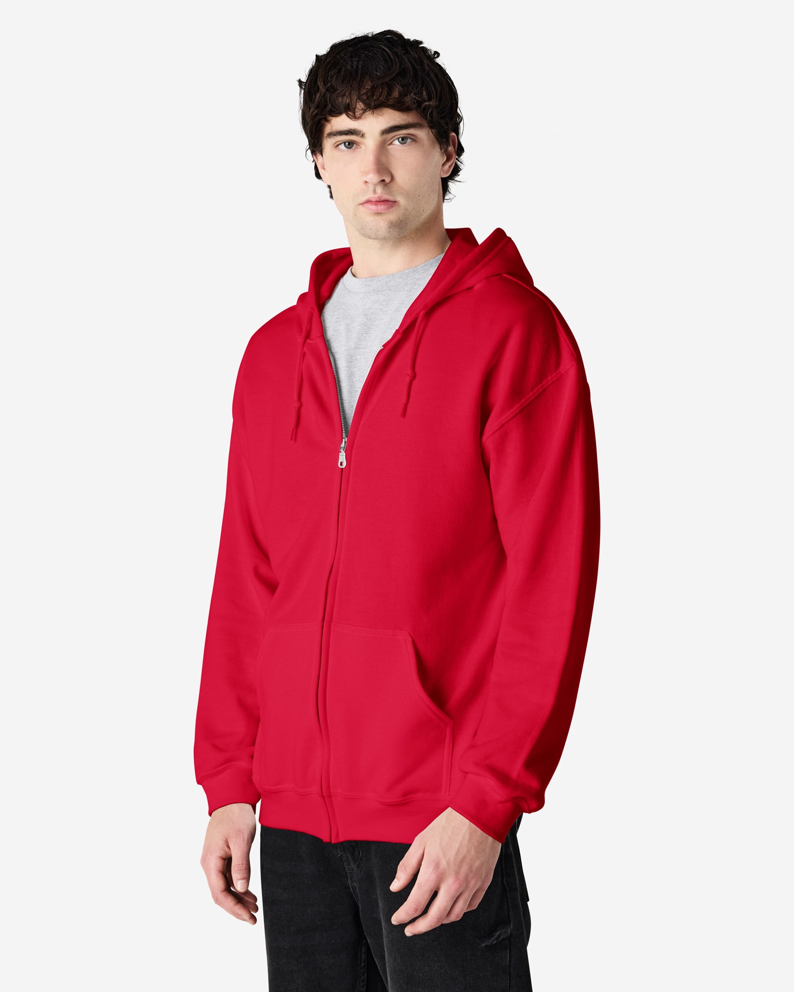 Gildan Heavy Blend Adult Full Zip Hooded Sweatshirt - 18600 Image