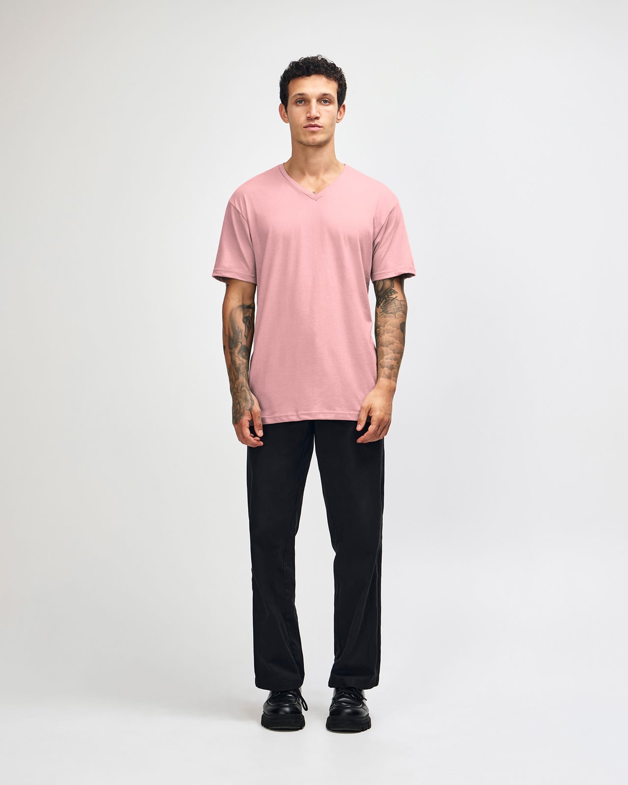 American Apparel CVC Unisex V-neck T-shirt GI-2006CVC