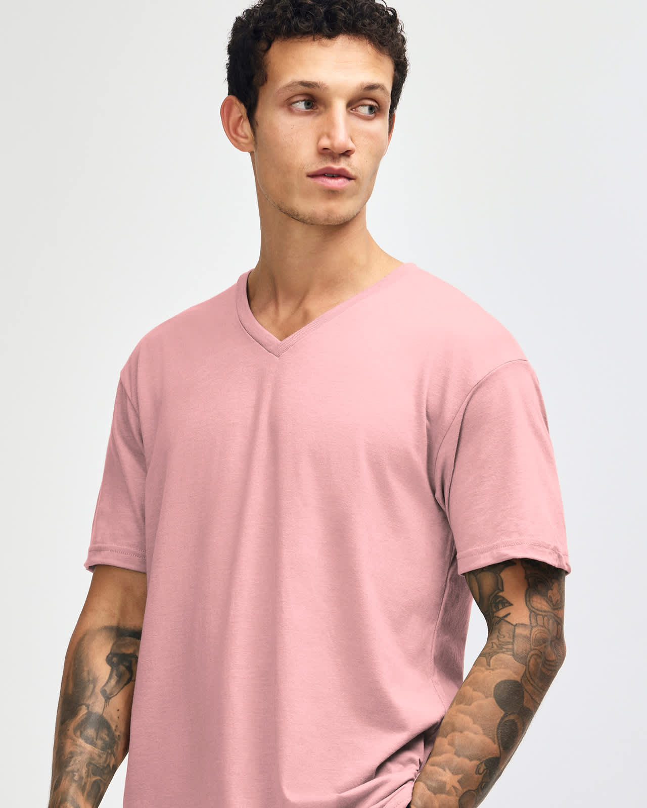 American Apparel CVC Unisex V-neck T-shirt GI-2006CVC