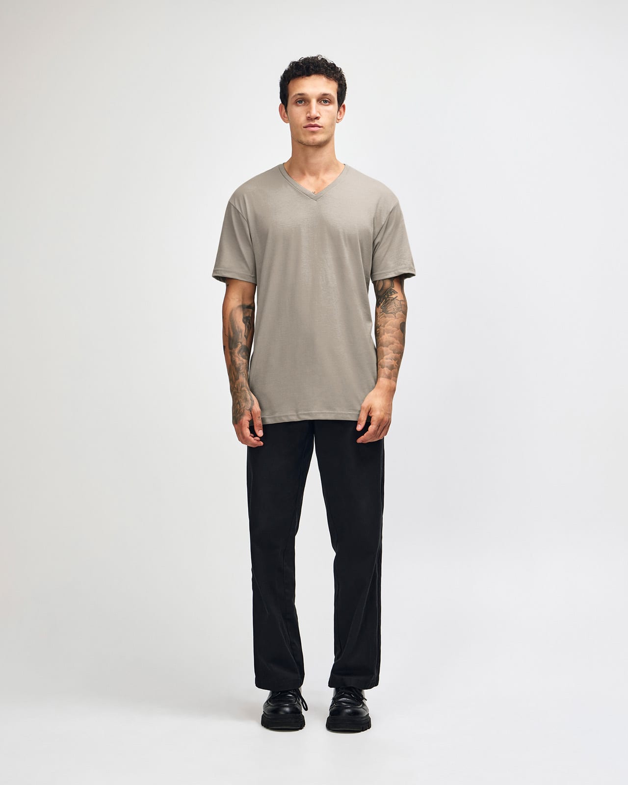 American Apparel CVC Unisex V-neck T-shirt GI-2006CVC