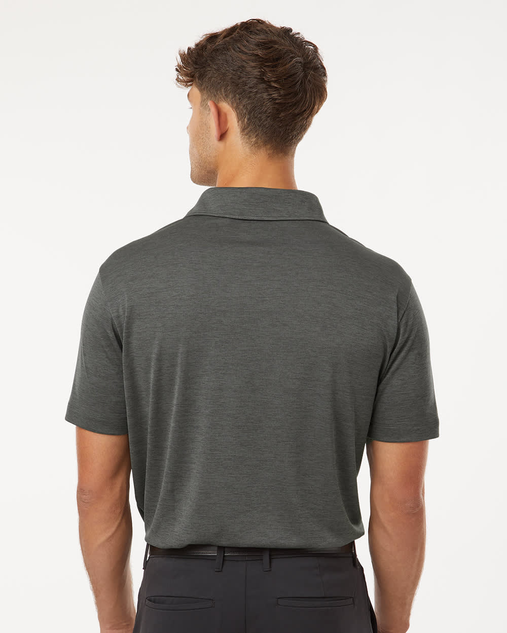 Men's Polyester Heather Melange Polo GI-4HM00