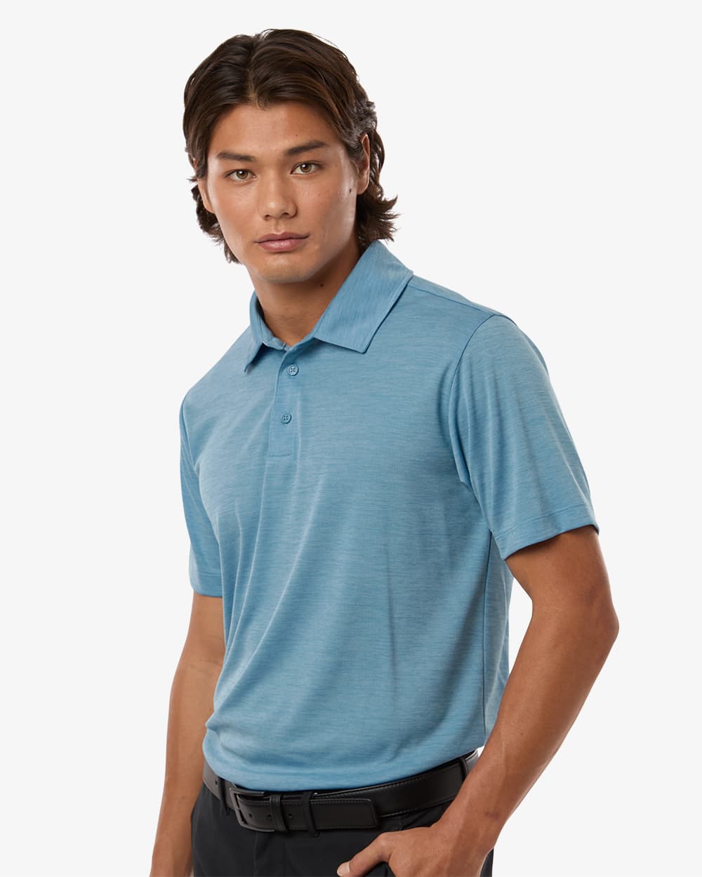 Men's Polyester Heather Melange Polo GI-4HM00