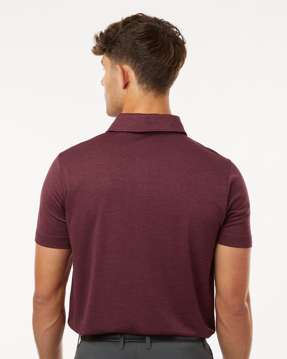 Men's Polyester Heather Melange Polo GI-4HM00
