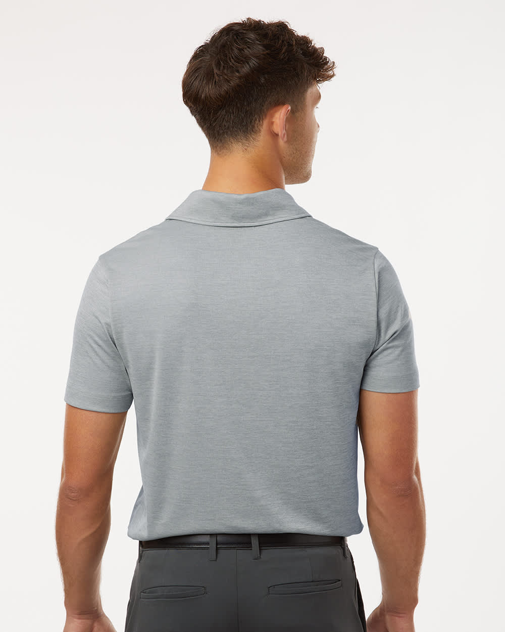 Men's Polyester Heather Melange Polo GI-4HM00