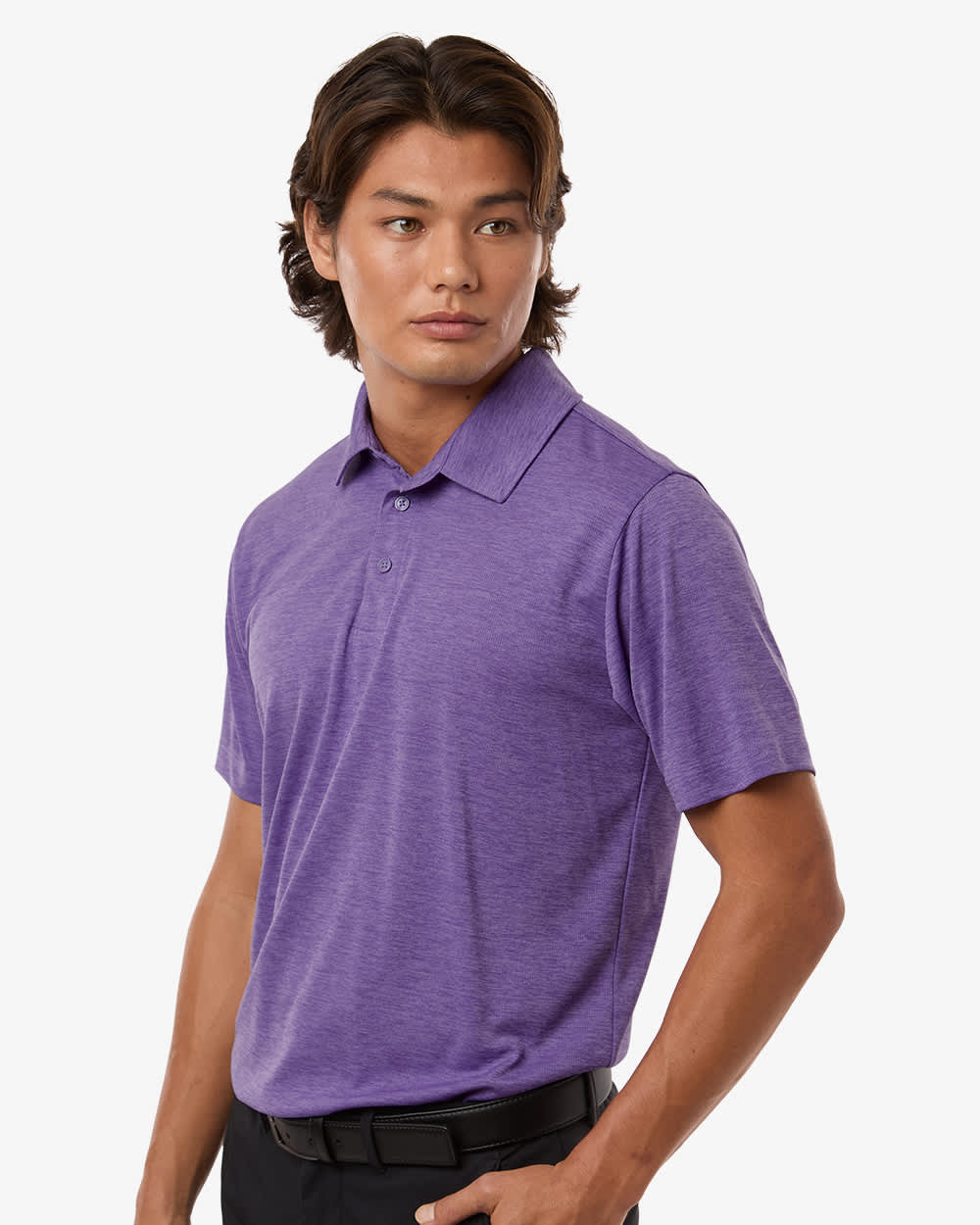 Men's Polyester Heather Melange Polo GI-4HM00
