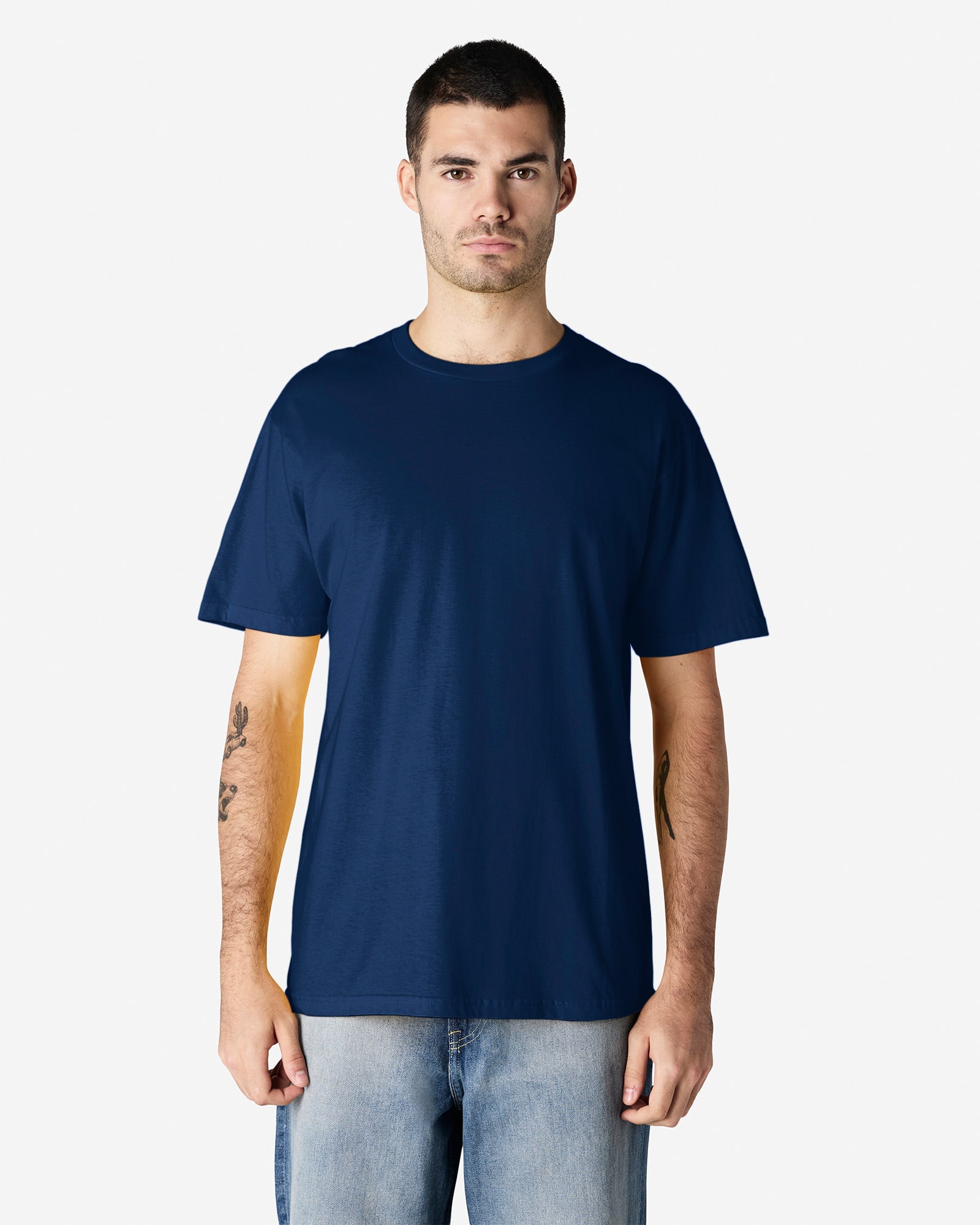 65ENLB0 ADULT NO LABEL ENZYME WASH T-SHIRT