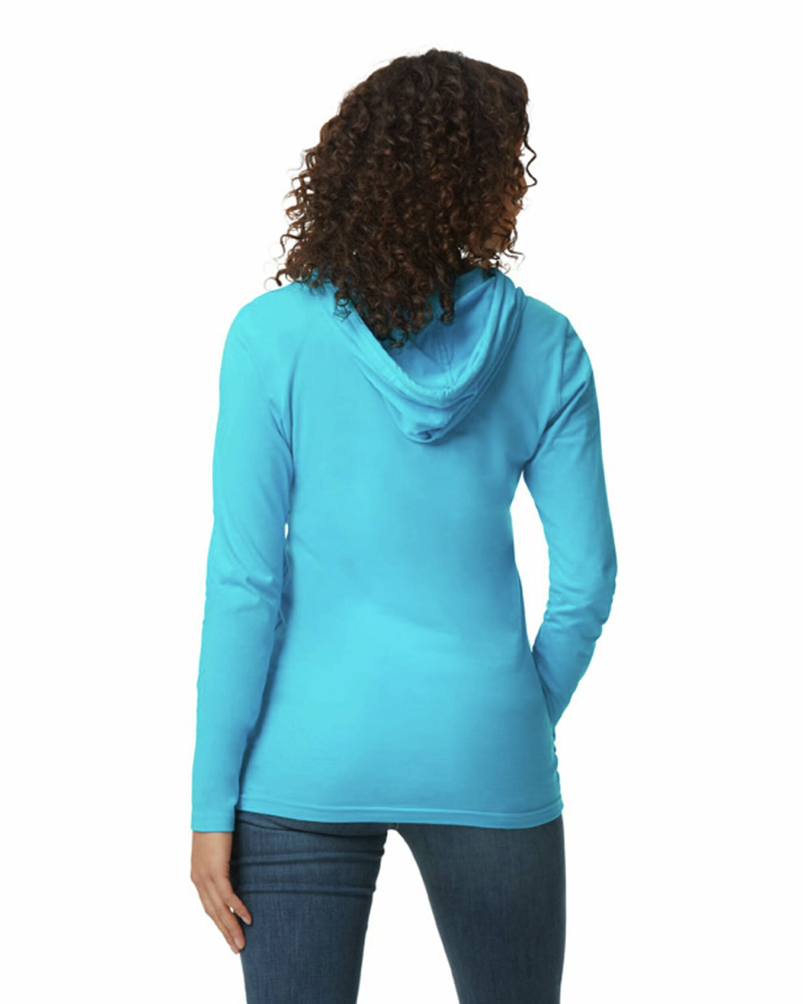 Adult Lightweight Long Sleeve Hooded Tee