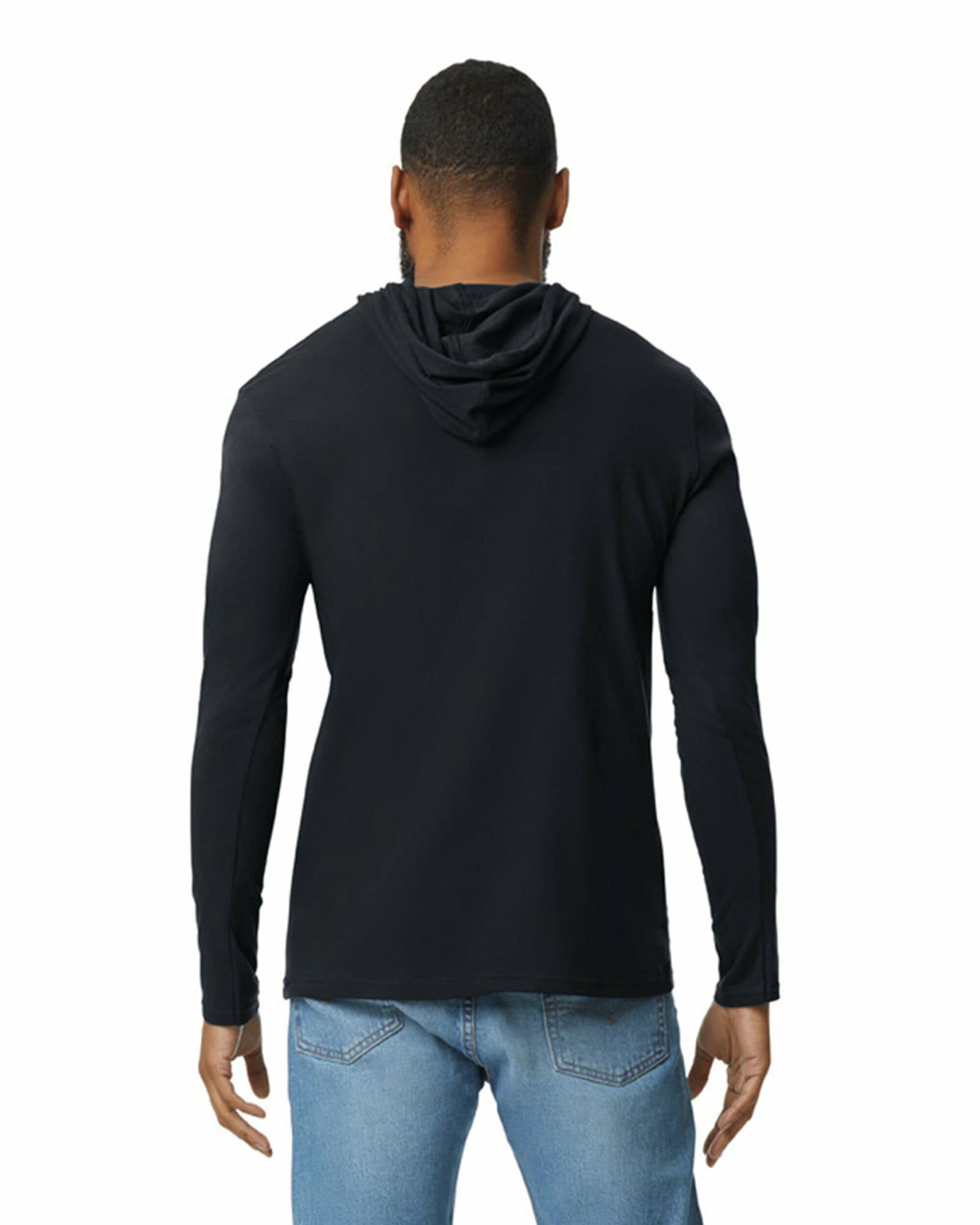 Adult Lightweight Long Sleeve Hooded Tee