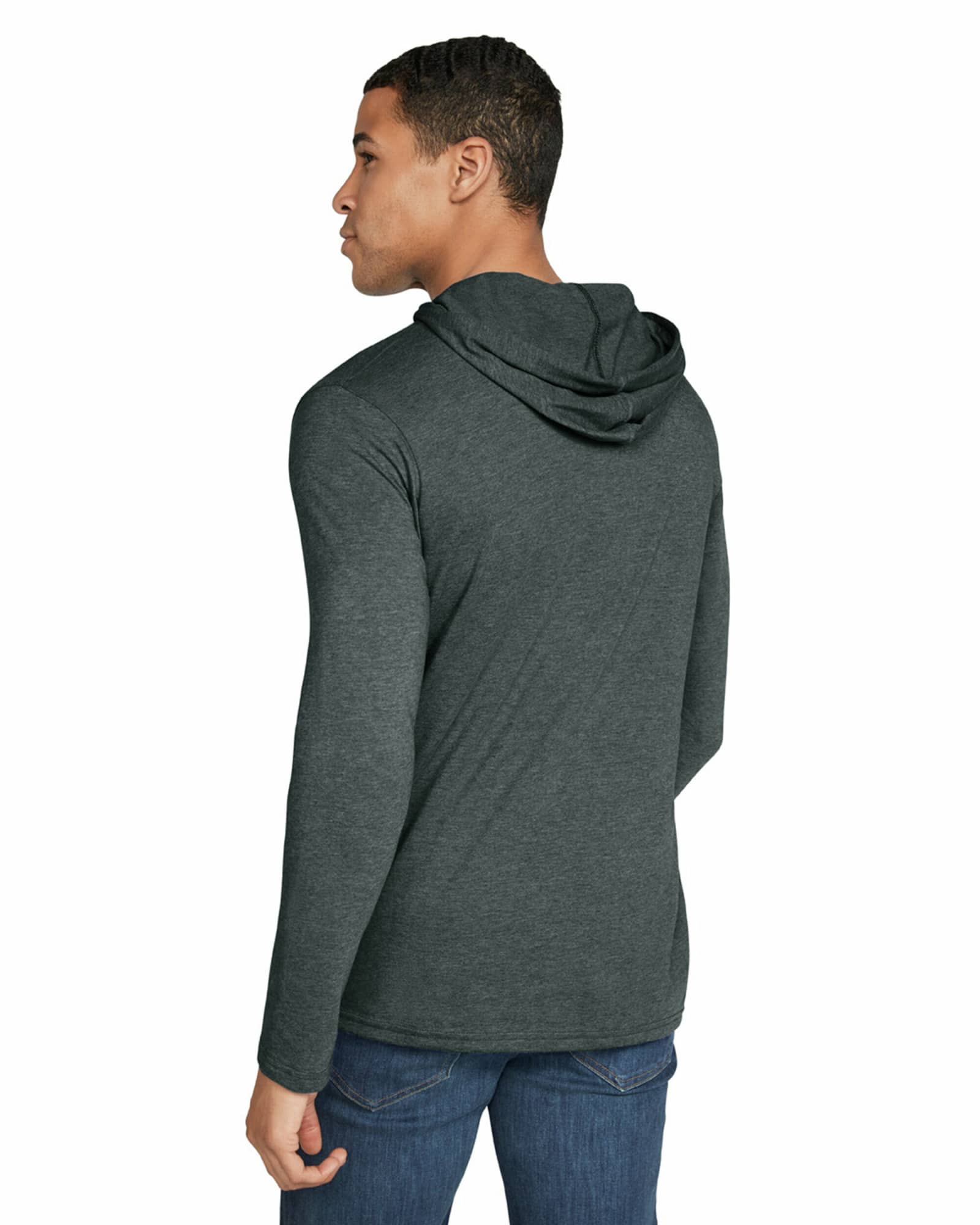 Adult Lightweight Long Sleeve Hooded Tee