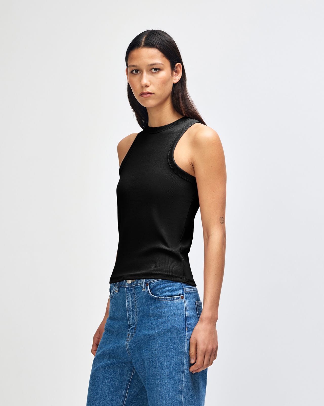 American Apparel Baby Rib Women's Fitted Tank GI-BR2101