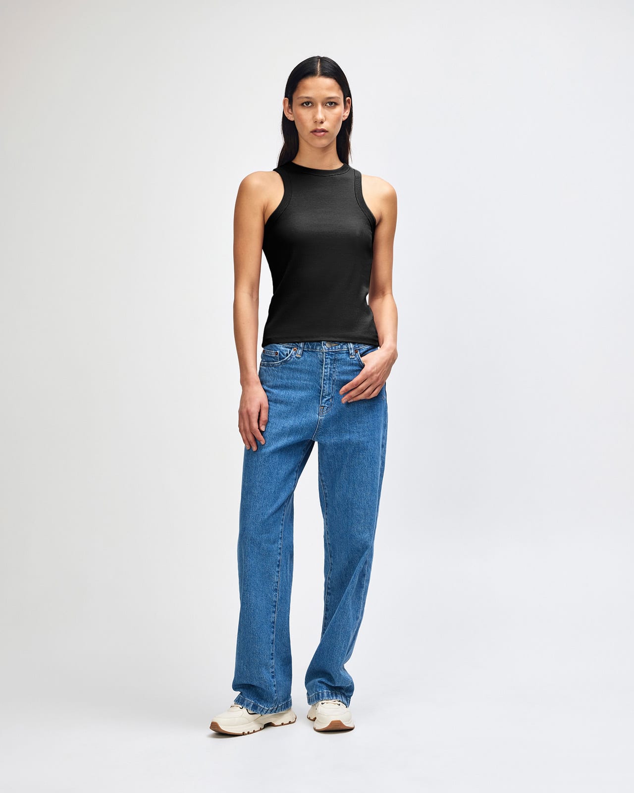 American Apparel Baby Rib Women's Fitted Tank GI-BR2101