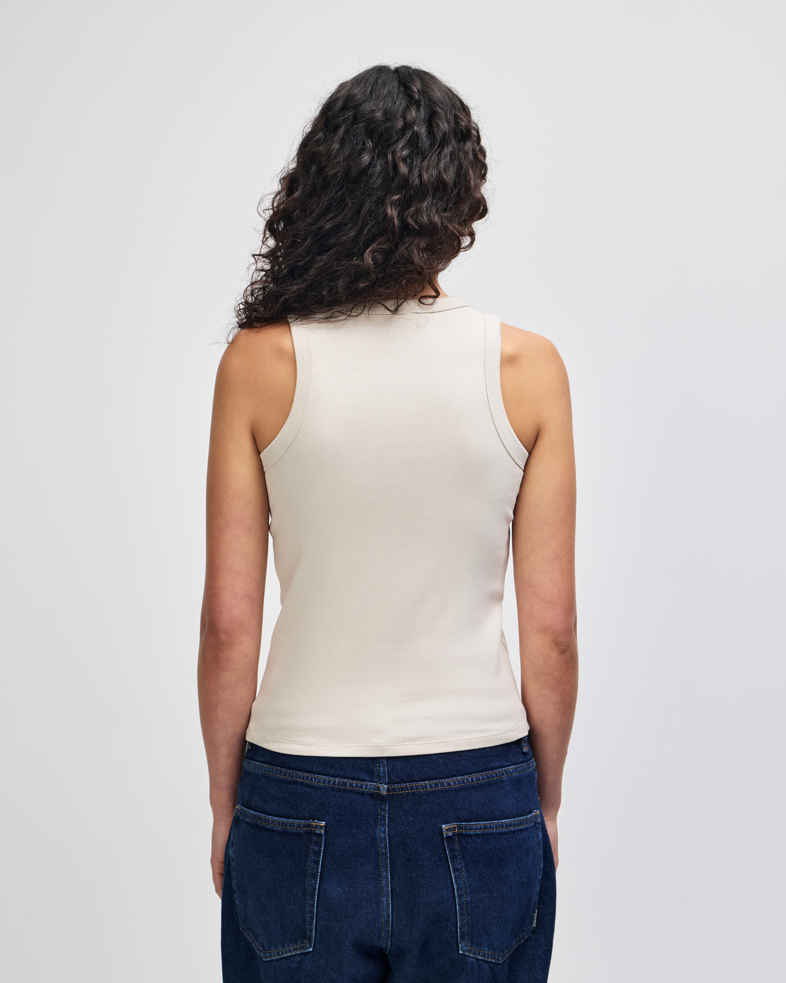 American Apparel Baby Rib Women's Fitted Tank GI-BR2101