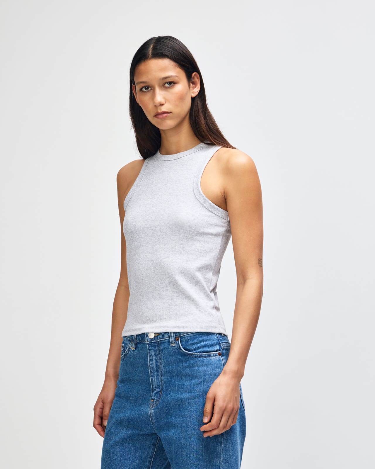American Apparel Baby Rib Women's Fitted Tank GI-BR2101