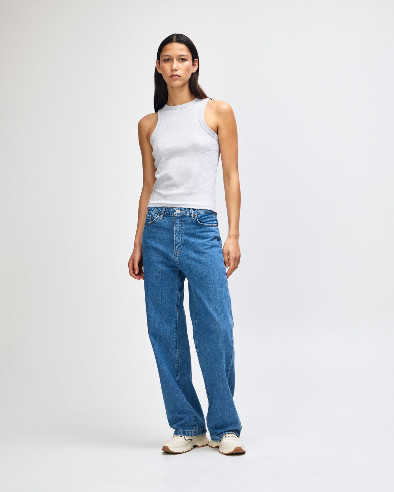 American Apparel Baby Rib Women's Fitted Tank GI-BR2101