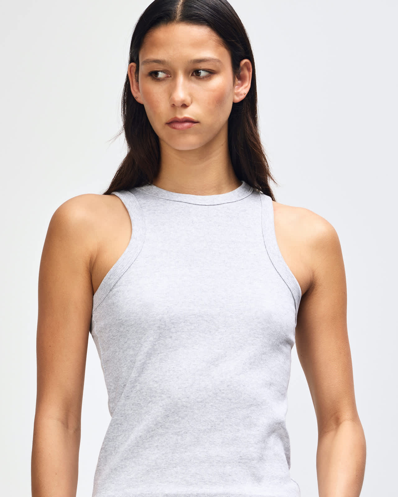 American Apparel Baby Rib Women's Fitted Tank GI-BR2101