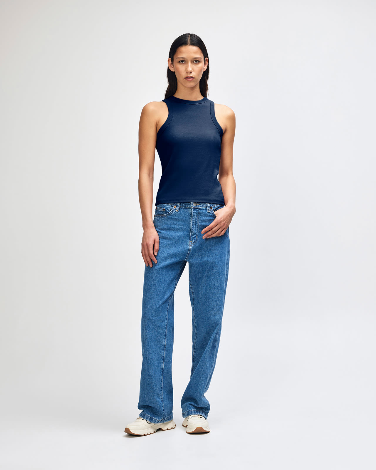 American Apparel Baby Rib Women's Fitted Tank GI-BR2101