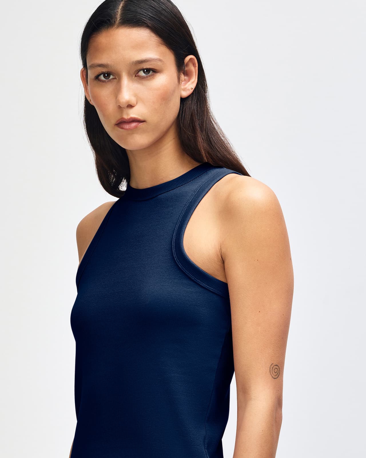 American Apparel Baby Rib Women's Fitted Tank GI-BR2101
