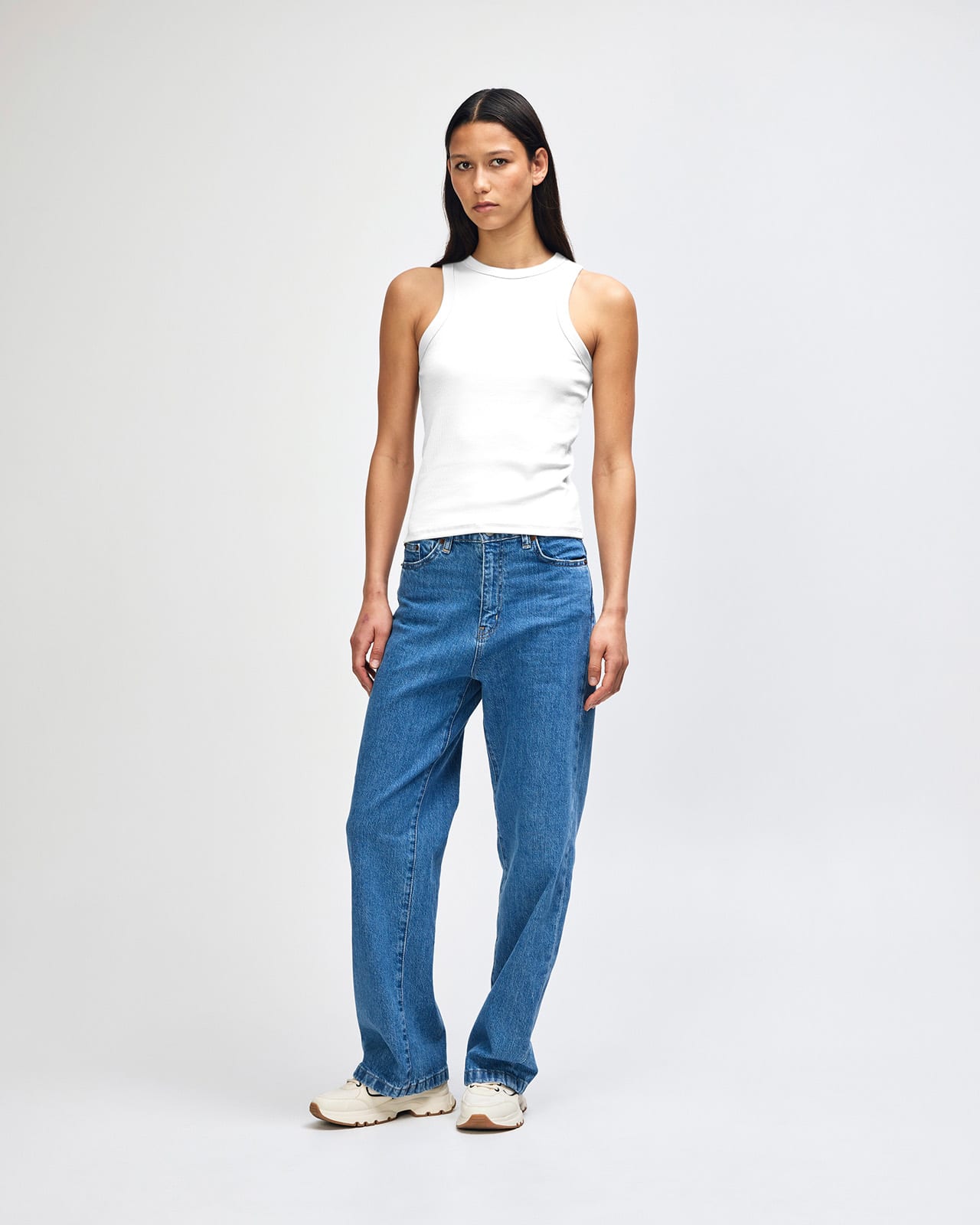 American Apparel Baby Rib Women's Fitted Tank GI-BR2101