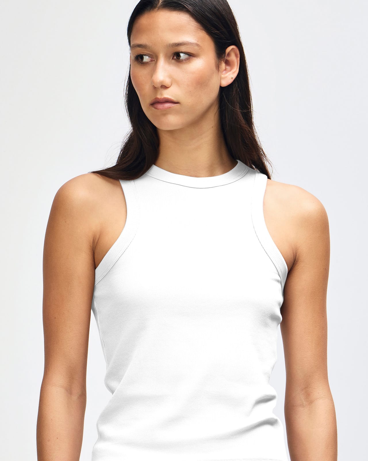 American Apparel Baby Rib Women's Fitted Tank GI-BR2101