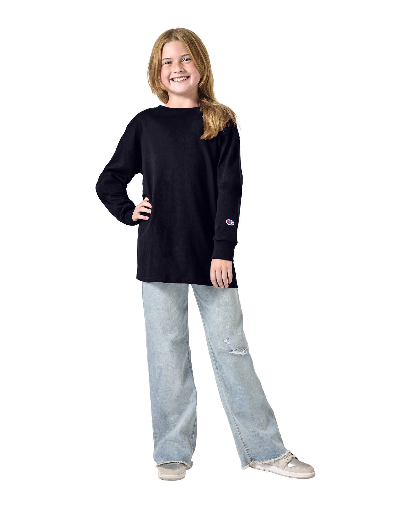 Champion Youth Long Sleeve T-Shirt GI-CH1751