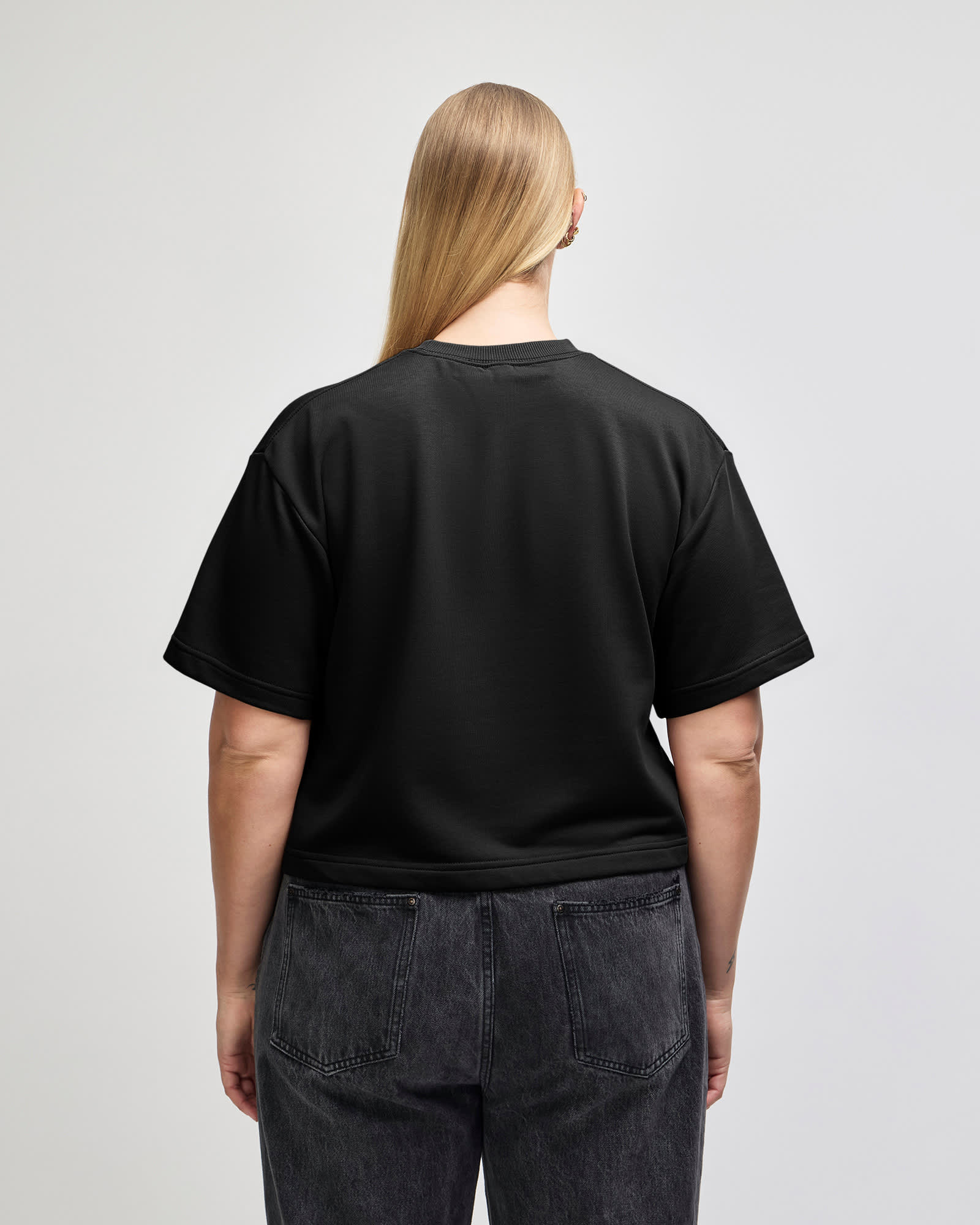 American Apparel French Terry Women's Mid-Length Boxy Top GI-FTCB0