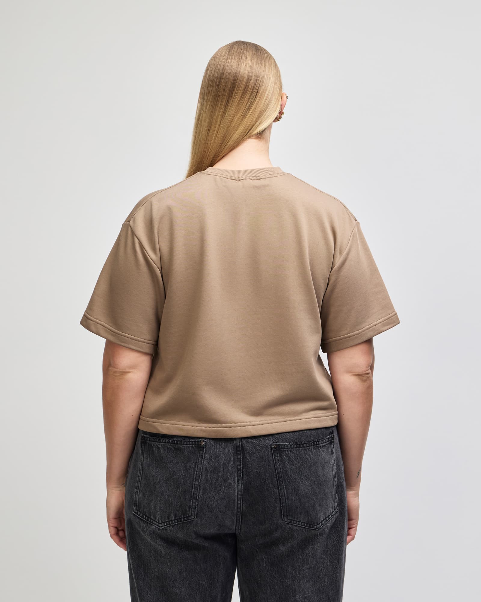 American Apparel French Terry Women's Mid-Length Boxy Top GI-FTCB0