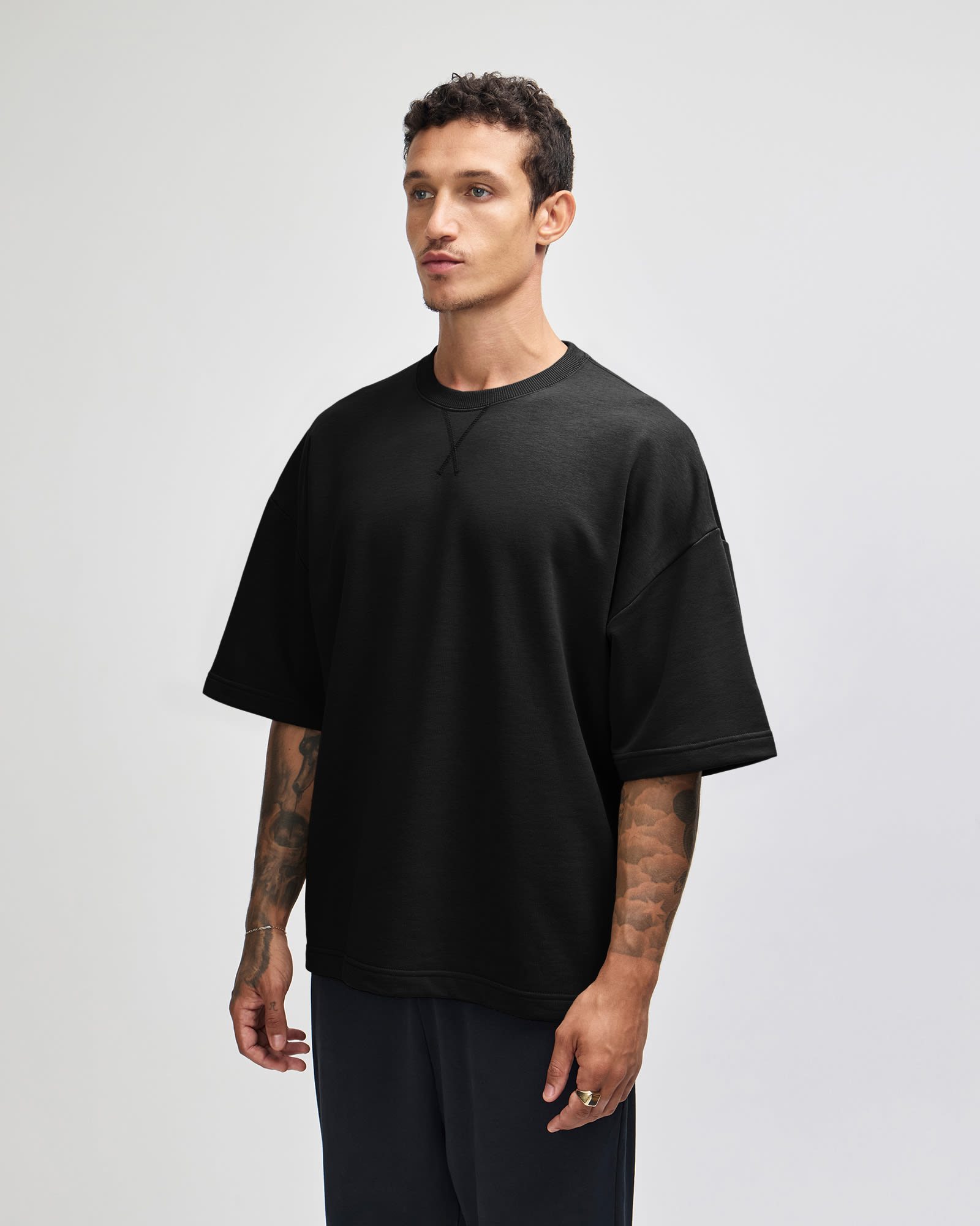 American Apparel French Terry Unisex Oversized Boxy Top GI-FTEX00