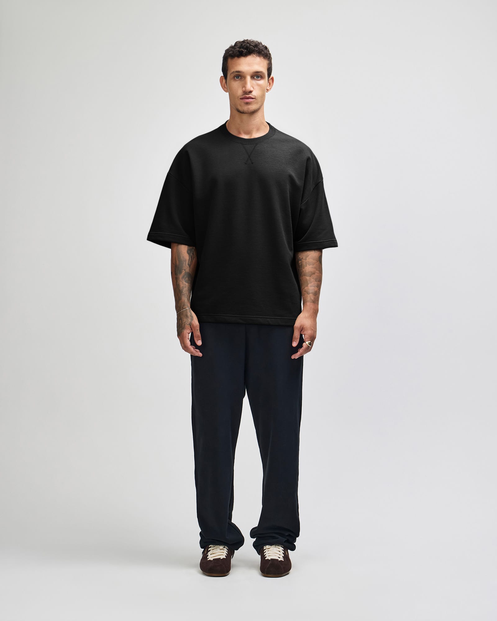 American Apparel French Terry Unisex Oversized Boxy Top GI-FTEX00