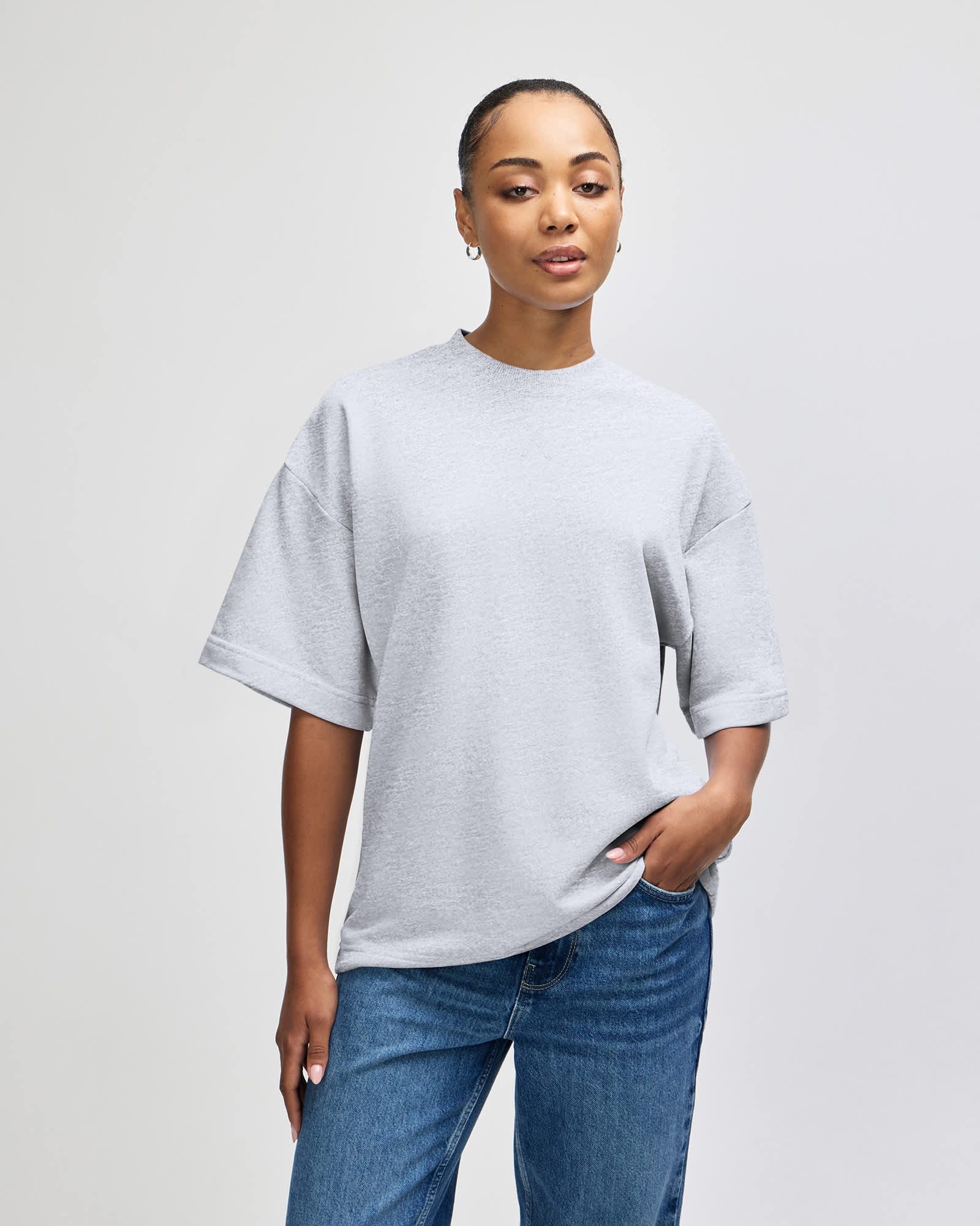 American Apparel French Terry Unisex Oversized Boxy Top GI-FTEX00