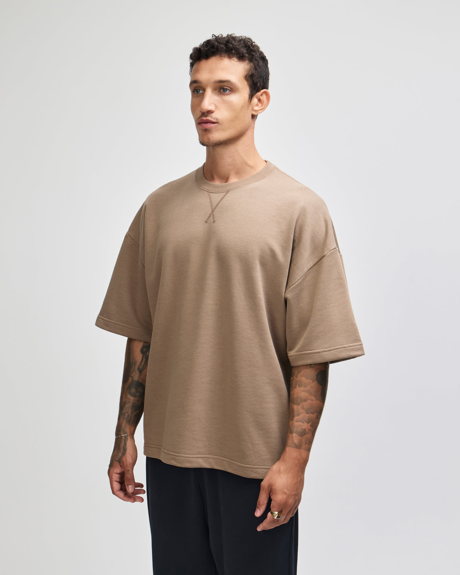 American Apparel French Terry Unisex Oversized Boxy Top GI-FTEX00
