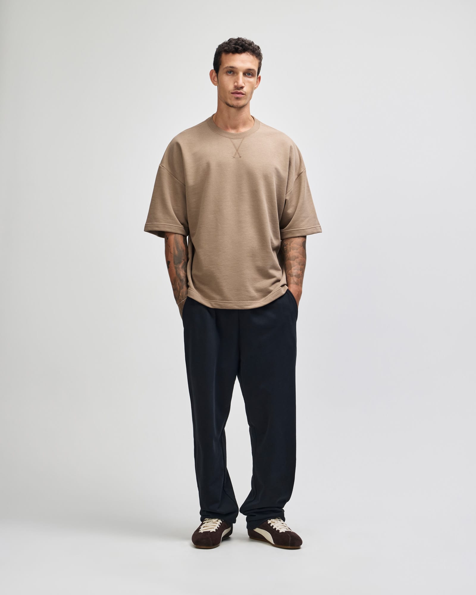 American Apparel French Terry Unisex Oversized Boxy Top GI-FTEX00