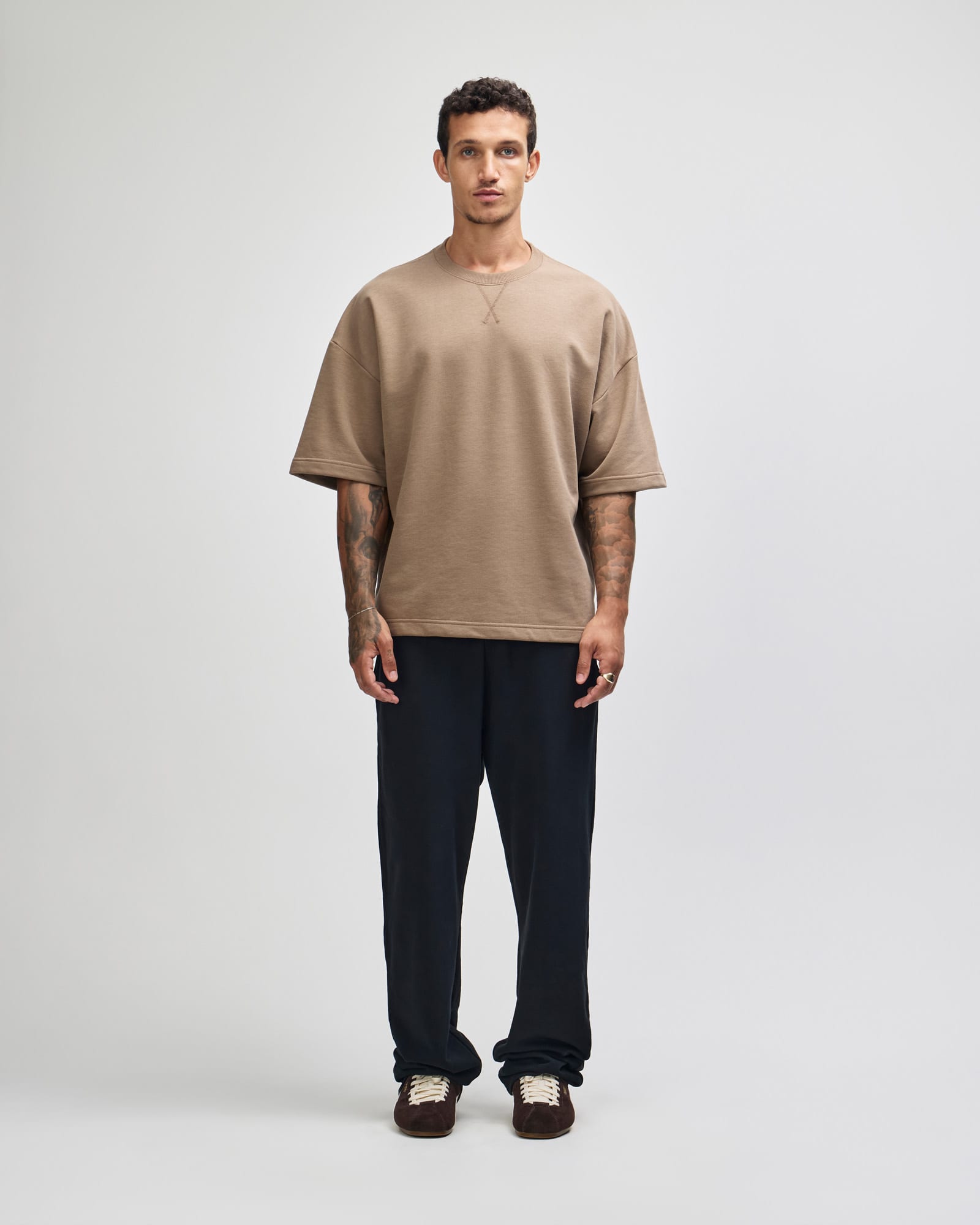 American Apparel French Terry Unisex Oversized Boxy Top GI-FTEX00