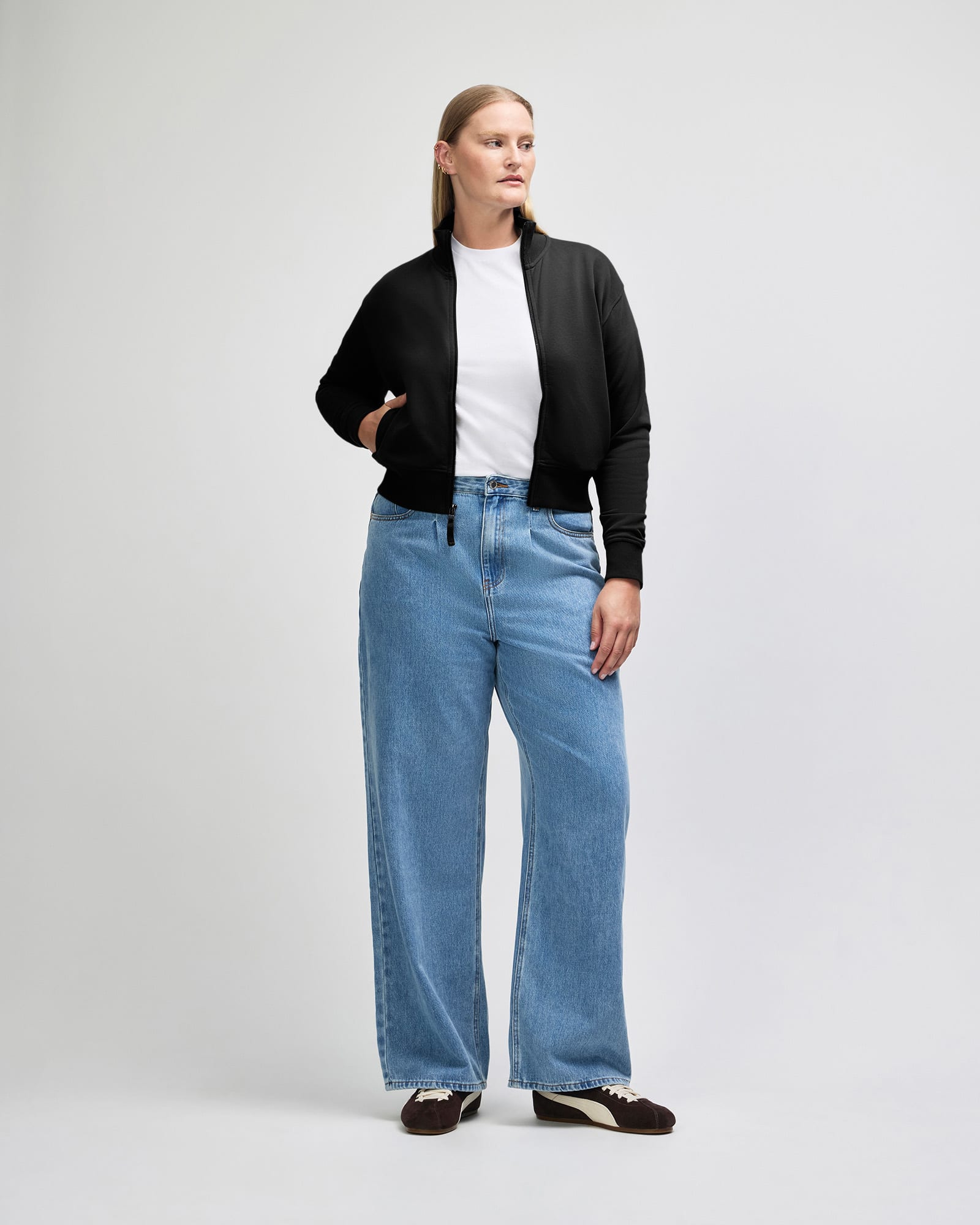 American Apparel French Terry Women's Full-Zip Jacket GI-FTJ00
