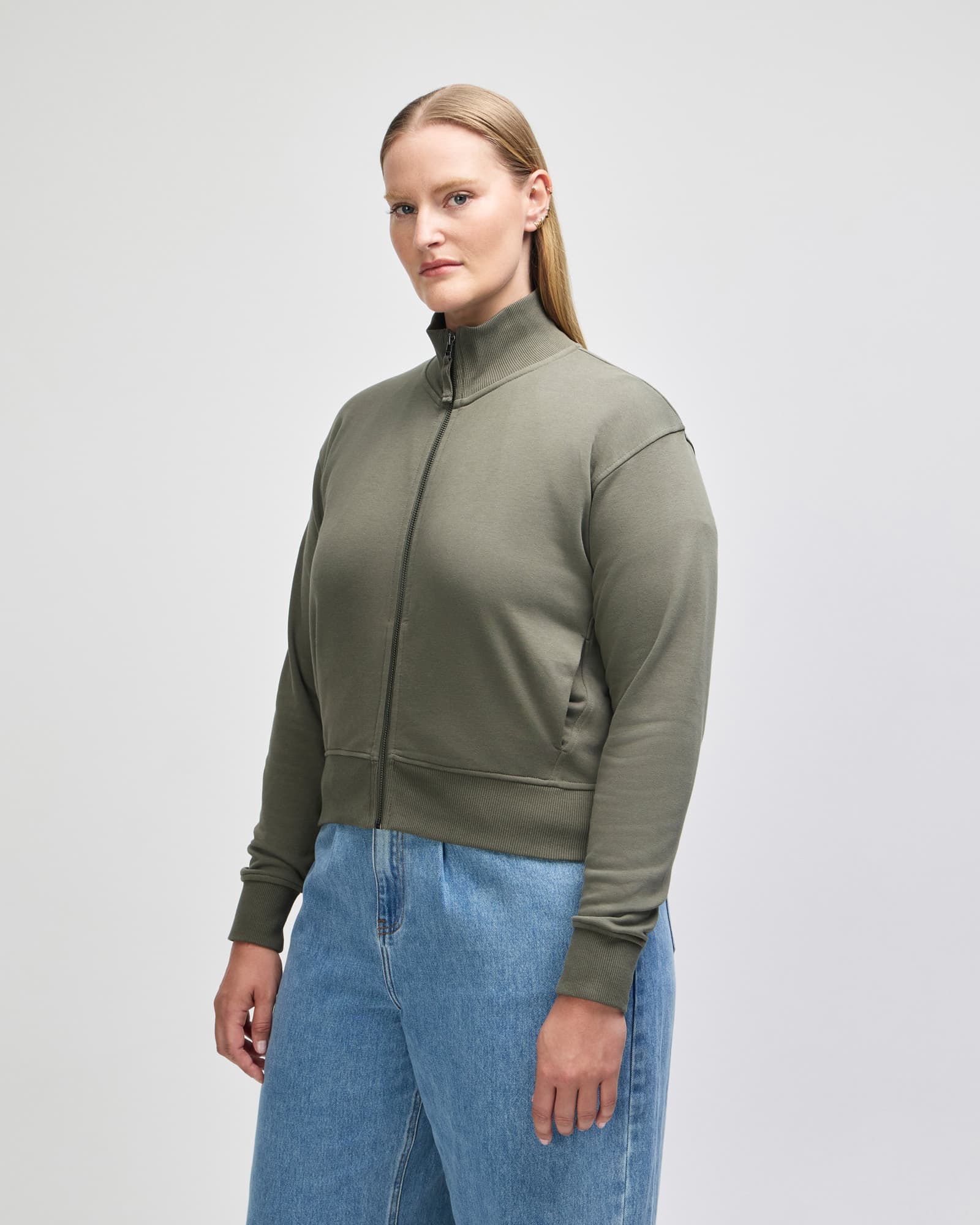 American Apparel French Terry Women's Full-Zip Jacket GI-FTJ00