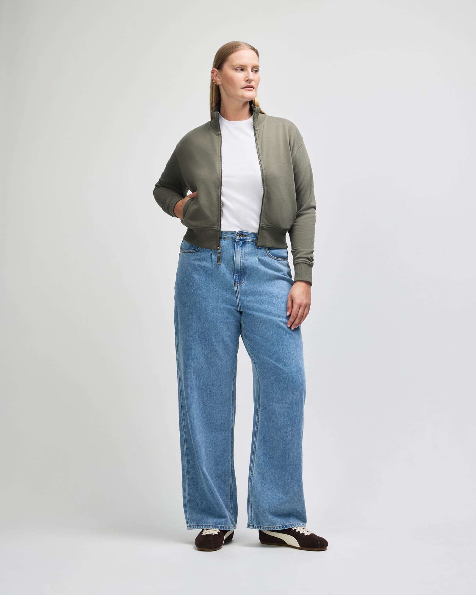American Apparel French Terry Women's Full-Zip Jacket GI-FTJ00