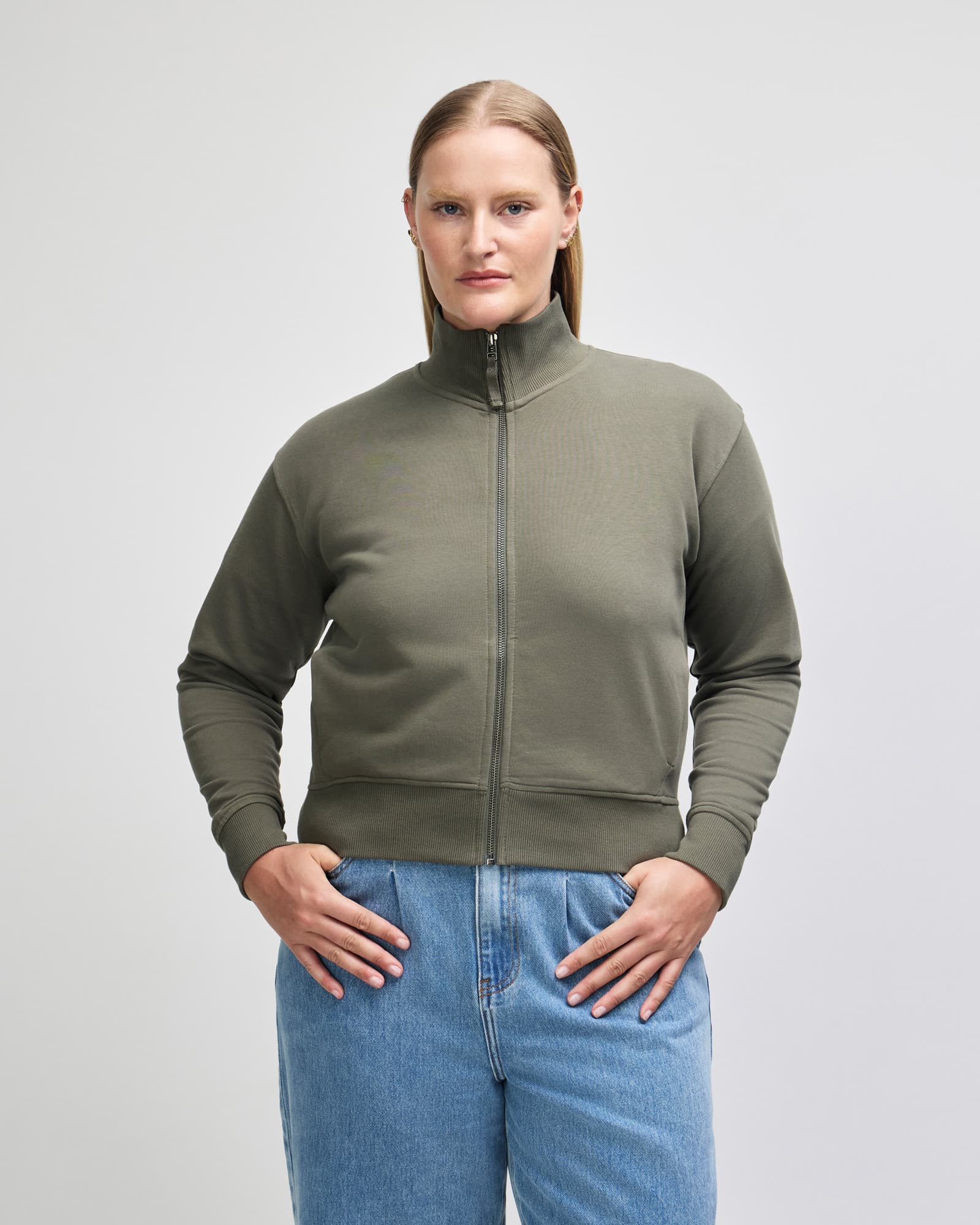 American Apparel French Terry Women's Full-Zip Jacket GI-FTJ00