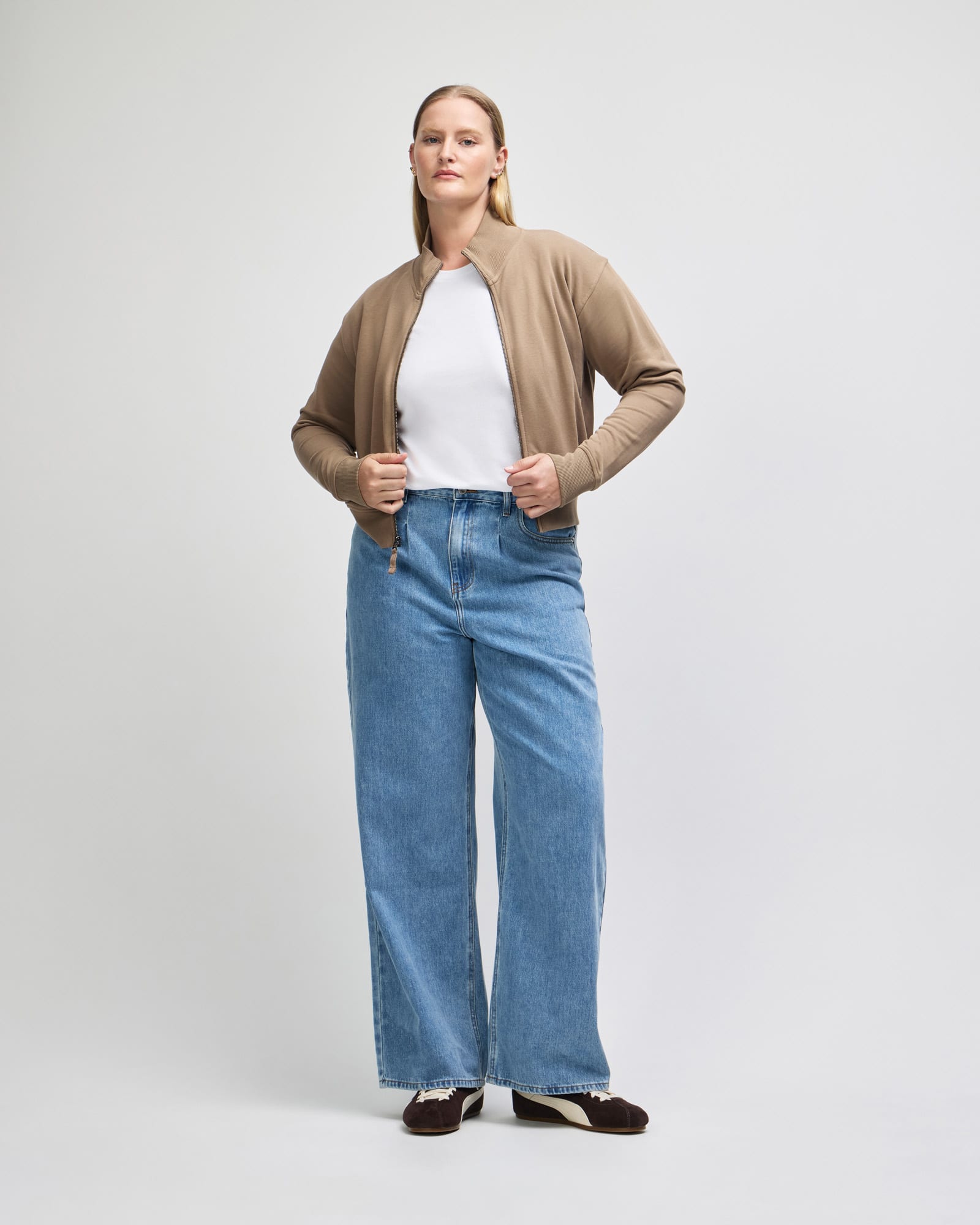 American Apparel French Terry Women's Full-Zip Jacket GI-FTJ00