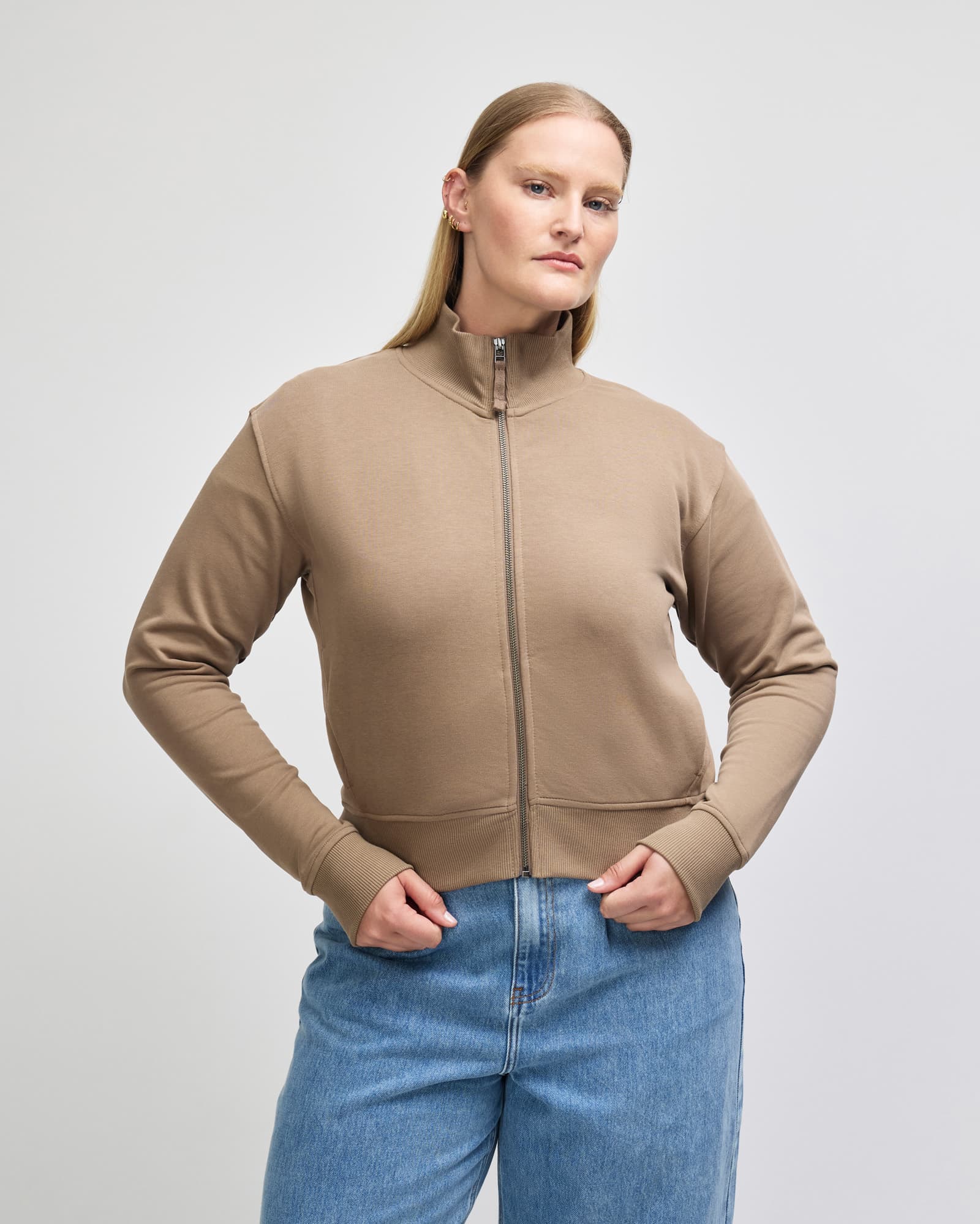 American Apparel French Terry Women's Full-Zip Jacket GI-FTJ00