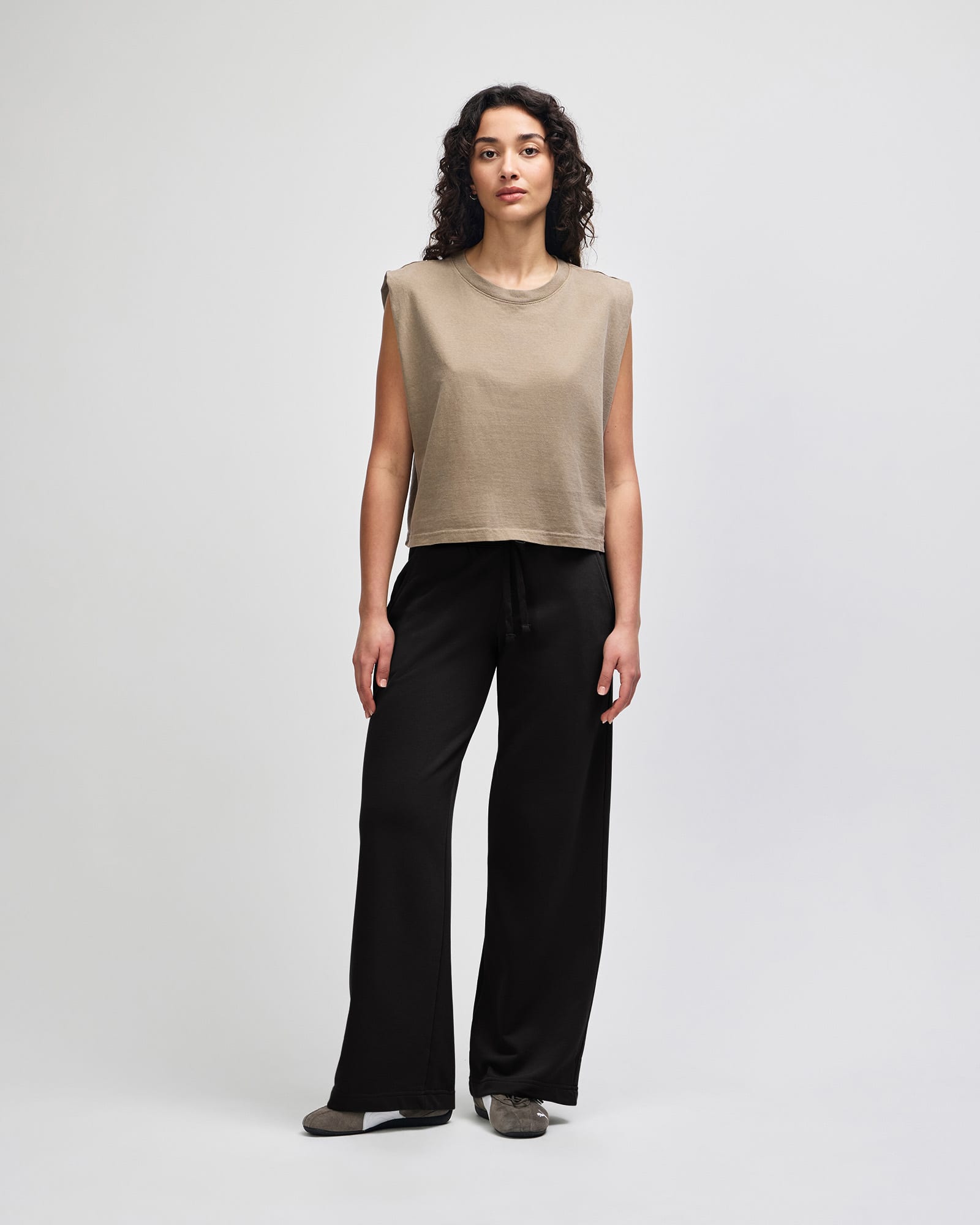 American Apparel French Terry Women's Wide Leg Pants GI-FTP00
