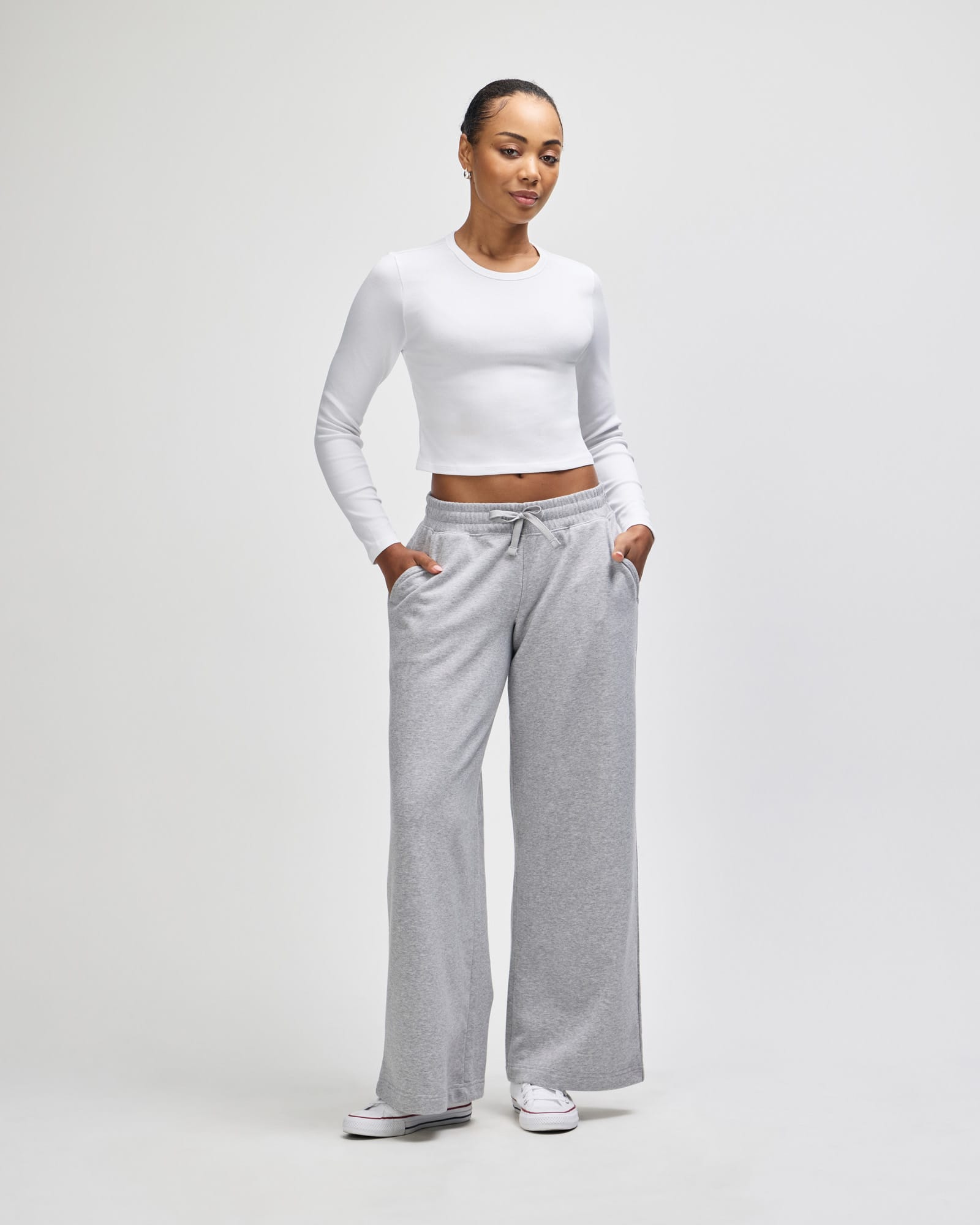 American Apparel French Terry Women's Wide Leg Pants GI-FTP00
